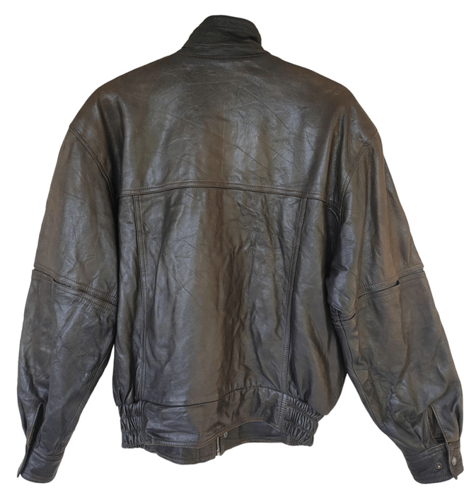 Vintage Wind Armor Leather Jacket | Grailed