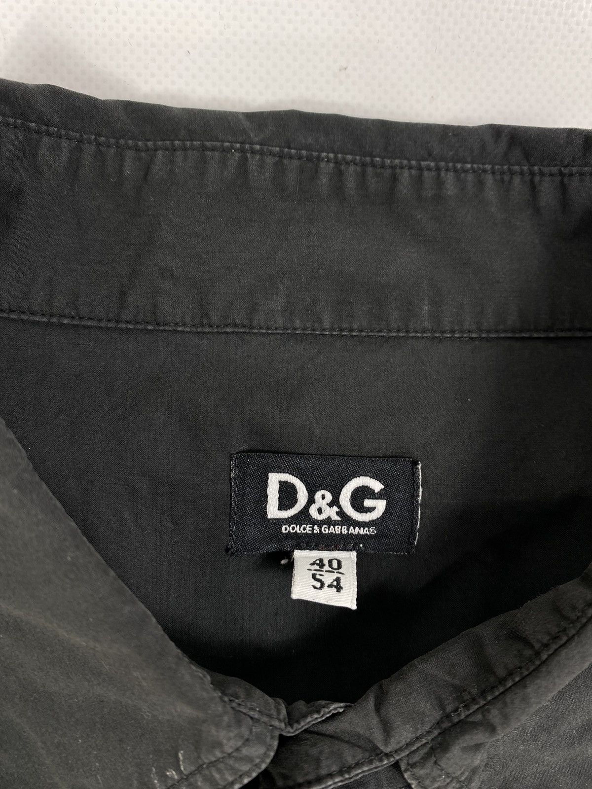 Dolce & Gabbana 🔥LASTDROP🔥 Vintage Pocket Logo DG Graphite Shirt Size US L / EU 52-54 / 3 - 6 Thumbnail