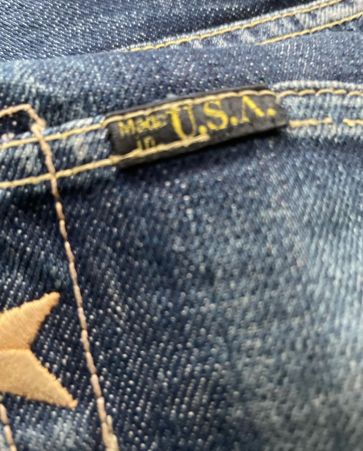Sugar Cane Sugar Cane & Co Vintage Selvedge Distressed Denim Size US 33 - 7 Thumbnail