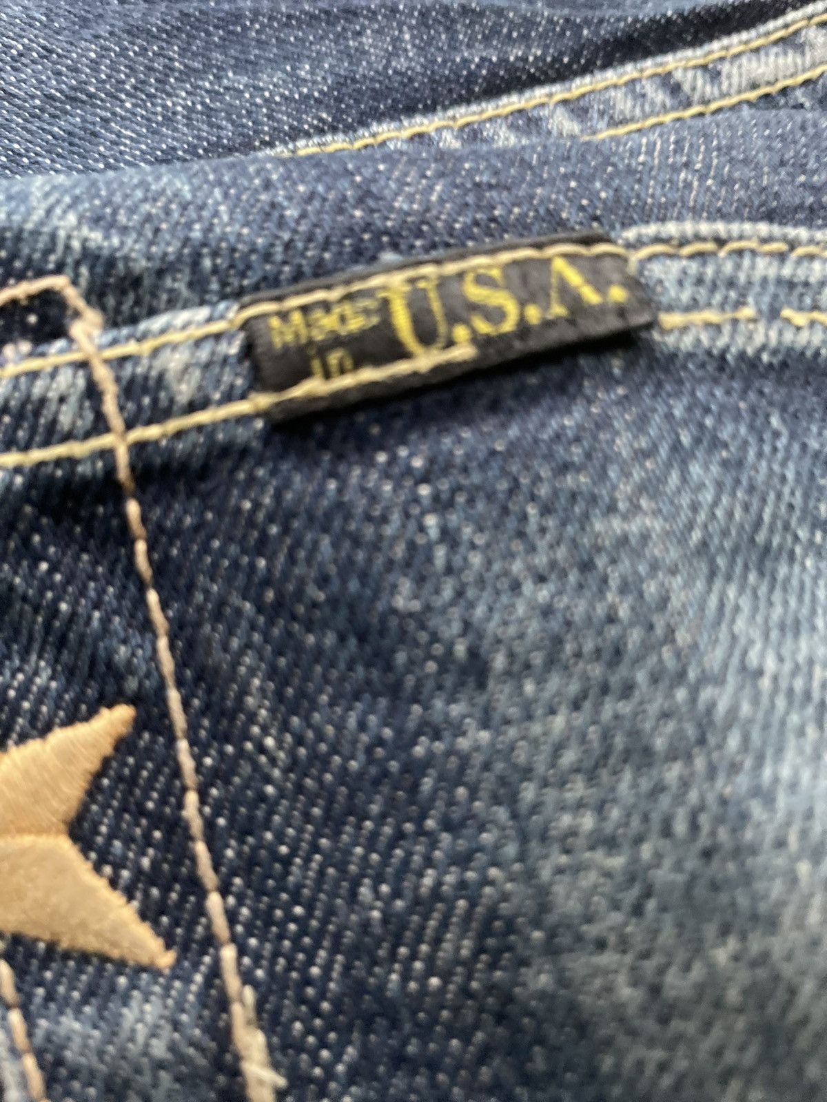 Sugar Cane Sugar Cane & Co Vintage Selvedge Distressed Denim Size US 33 - 19 Thumbnail
