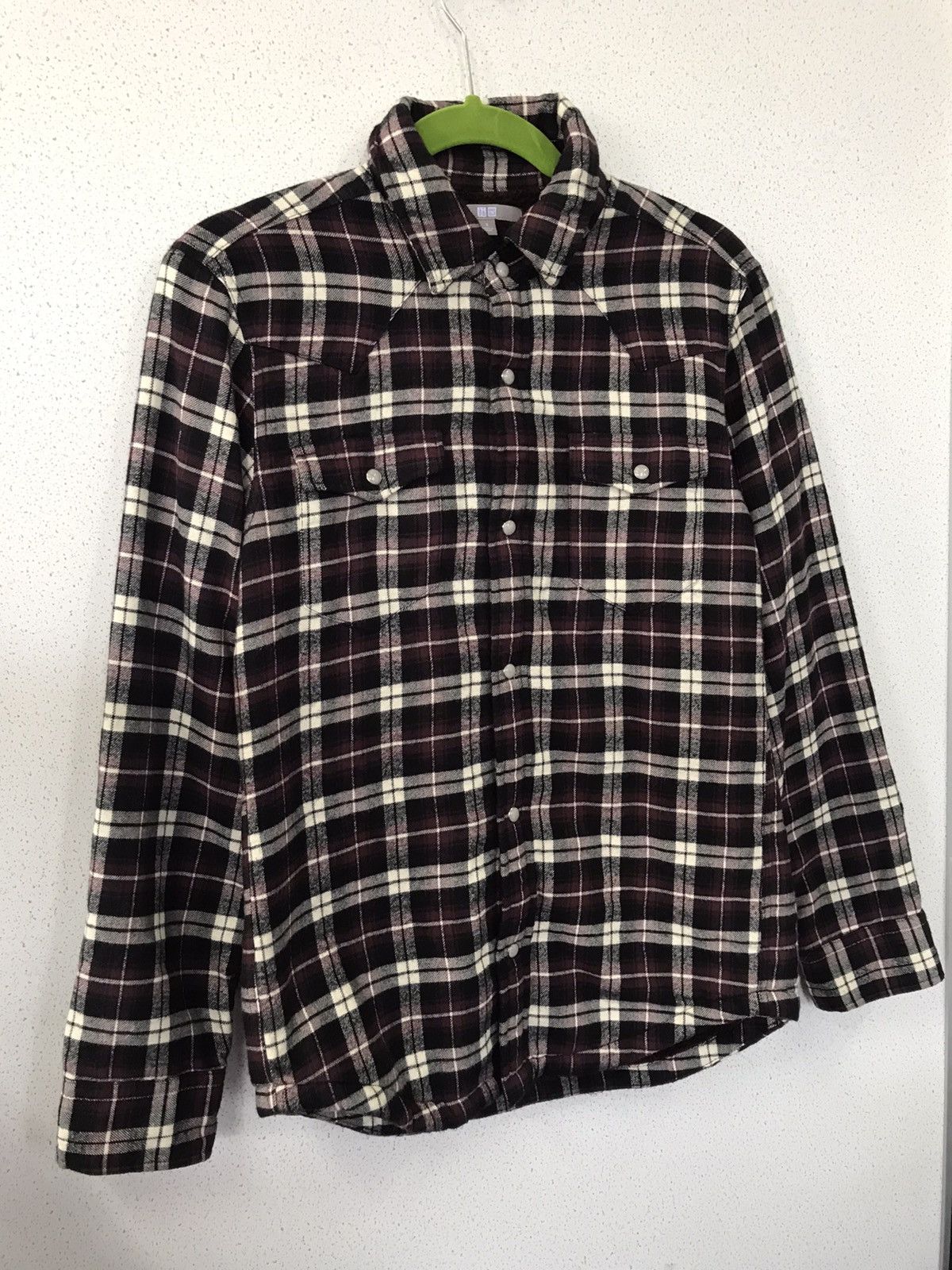 Flannel Uniqlo Fleece-Lined Flannel Shirt Jacket Size US S / EU 44-46 / 1 - 3 Thumbnail