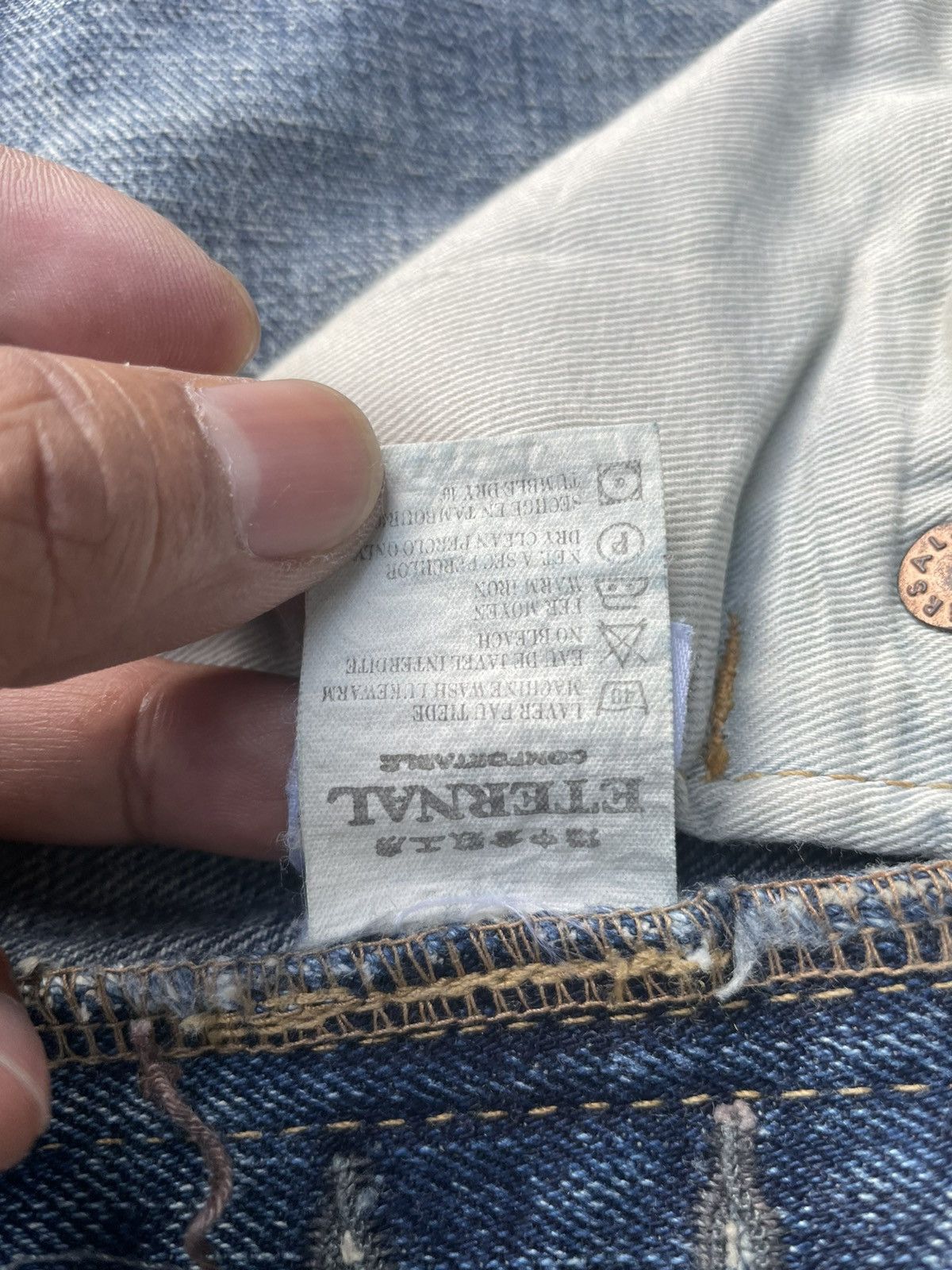 Eternal × Japanese Brand Vintage Eternal Custom Selvedge Denim Size US 31 - 14 Thumbnail
