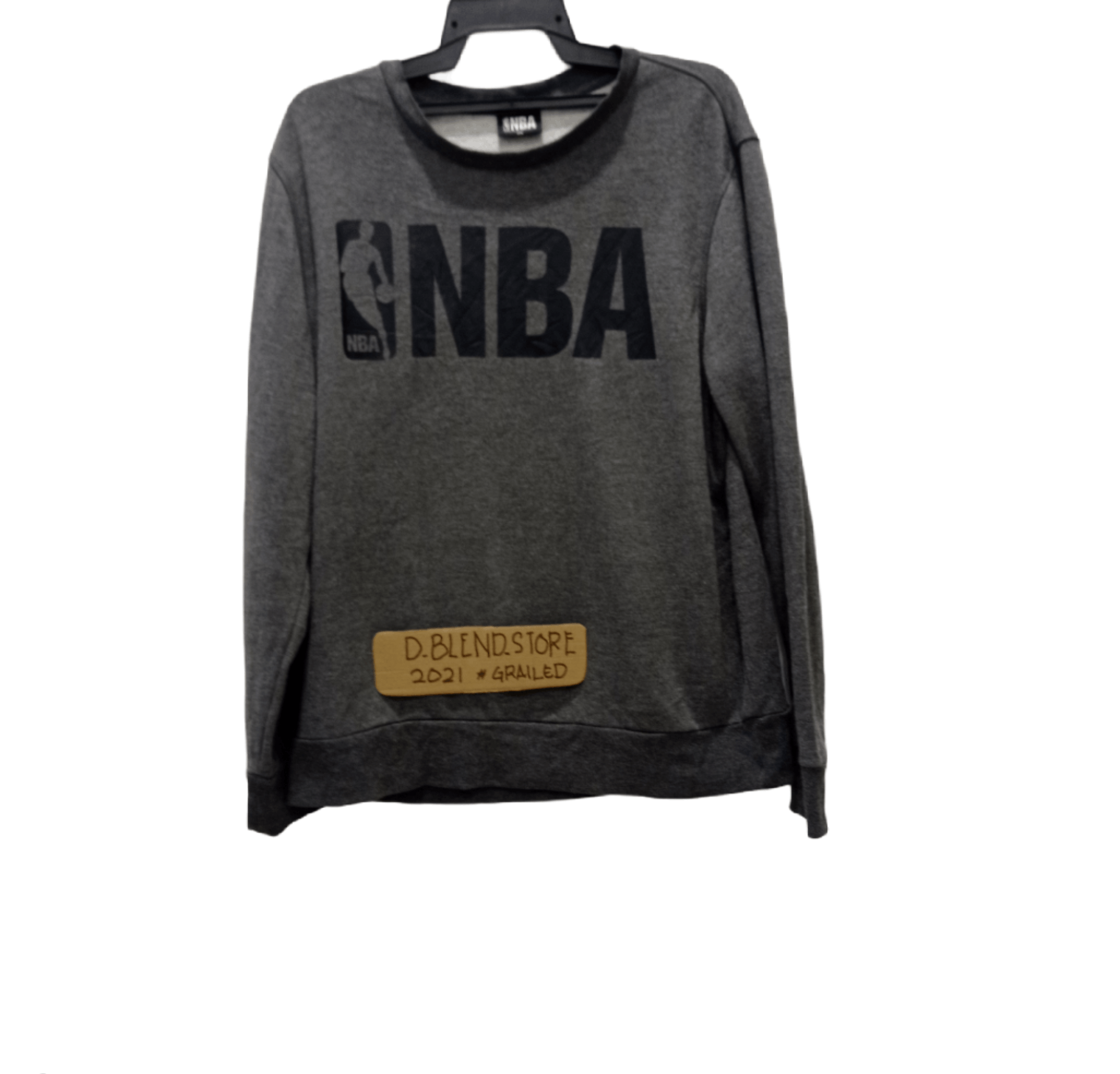 image of Nba Streetwear Sweatshirts in Grey, Men's (Size 2XL)