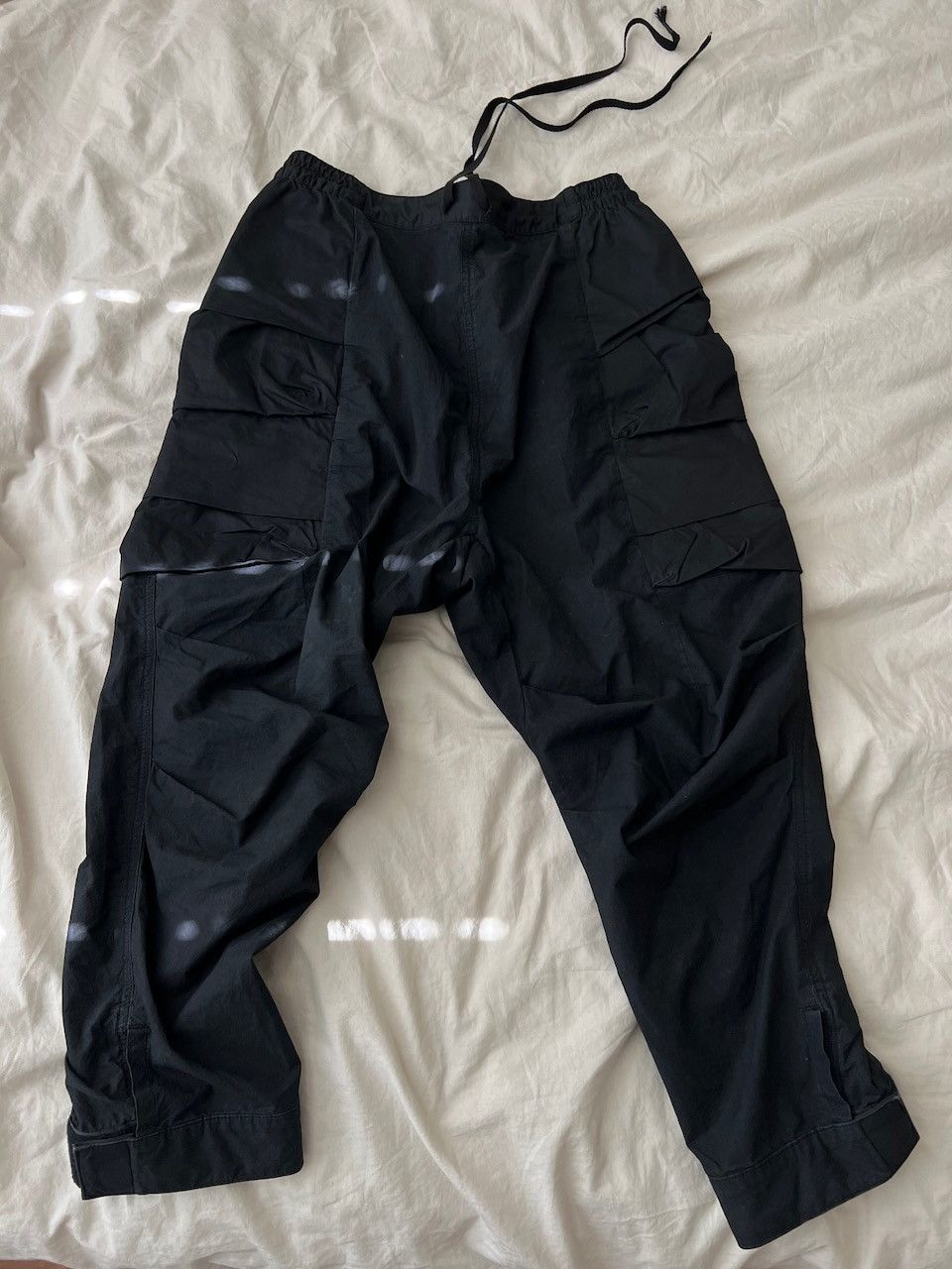 image of The Viridi Anne Tech Drop Cargo Pants in Black, Men's (Size 34)