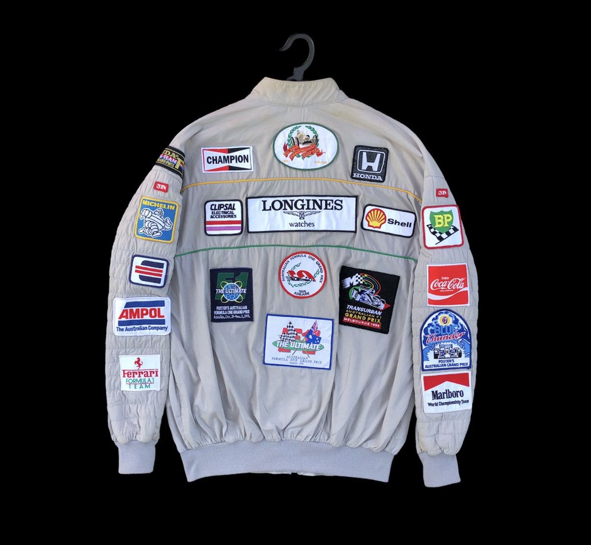 Sports Specialties Vintage 80s Bombers Jacket Patches Grand Prix Sponsors Size US L / EU 52-54 / 3 - 2 Thumbnail