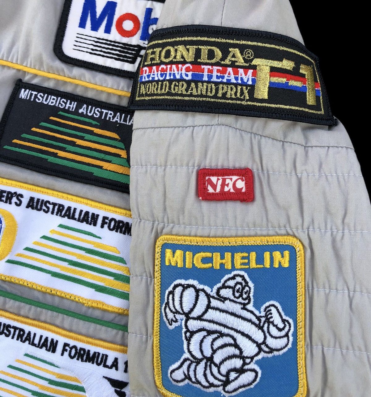Sports Specialties Vintage 80s Bombers Jacket Patches Grand Prix Sponsors Size US L / EU 52-54 / 3 - 9 Thumbnail