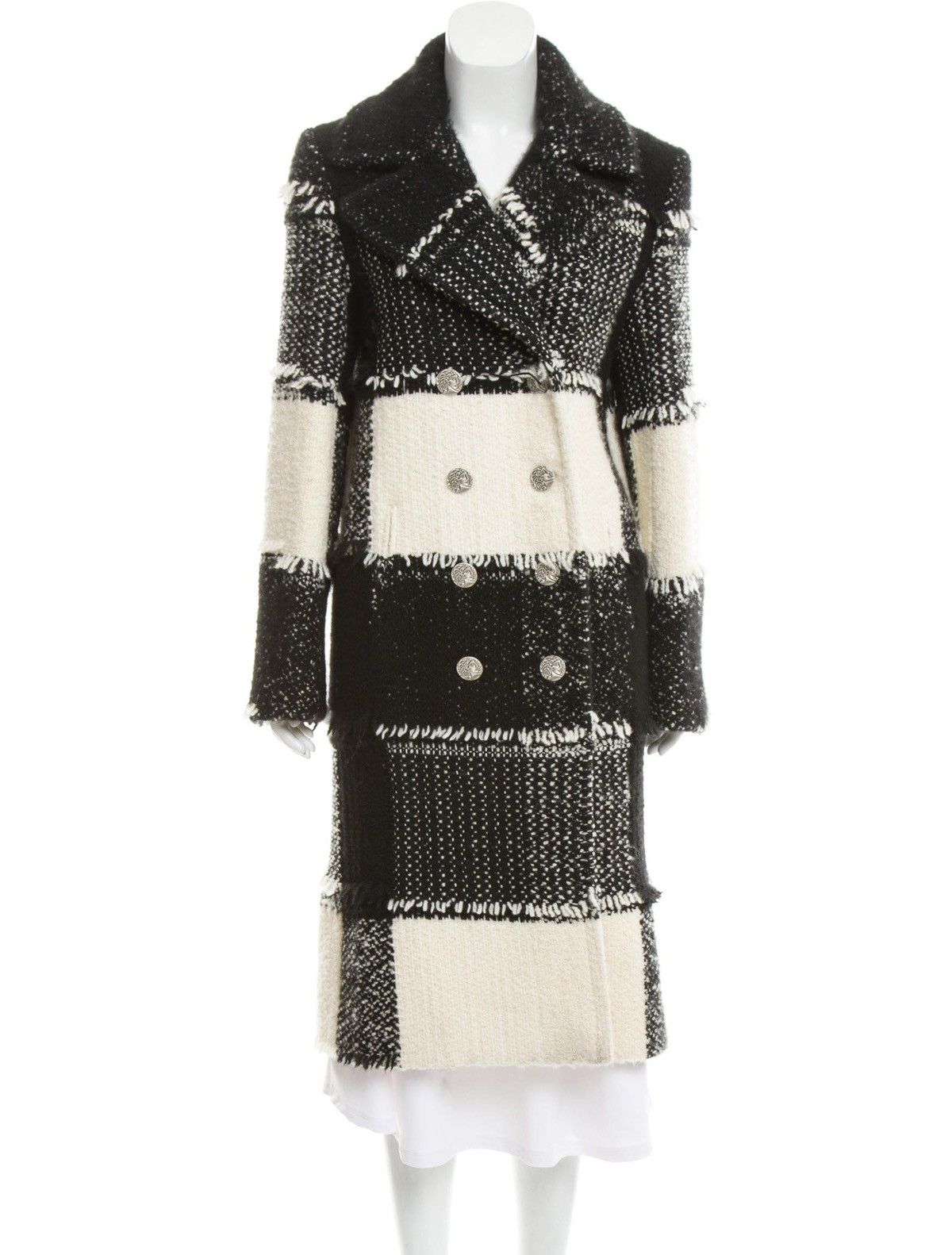Chanel Chanel 2016 Runway Paris To Rome Cashmere Tweed Coat 34 Size XXS / US 00 / IT 34 - 2 Thumbnail