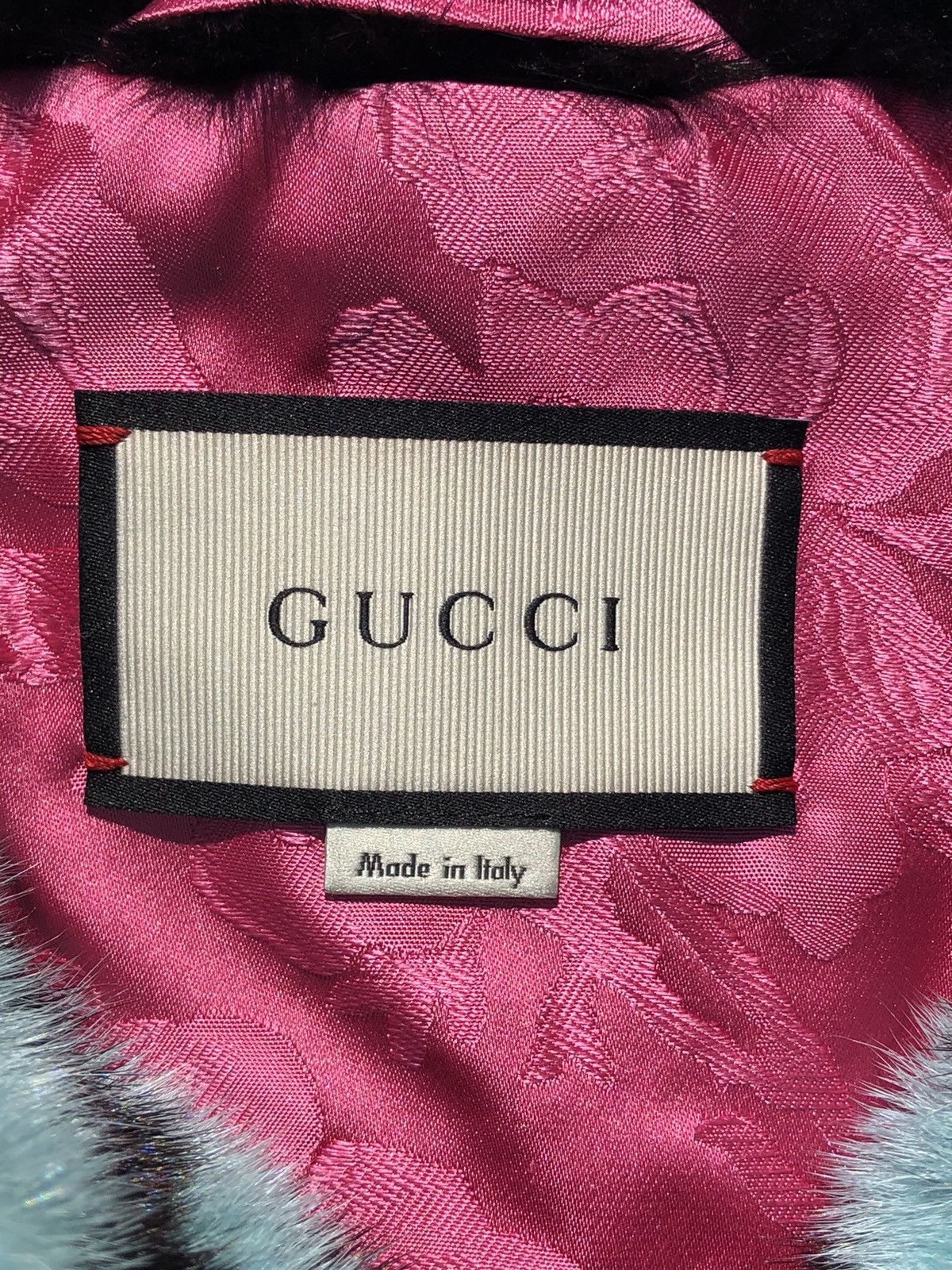 Gucci Gucci Runway VIP Baby Blue/ Black Striped Mink Fur Coat 36 Size S / US 4 / IT 40 - 3 Thumbnail