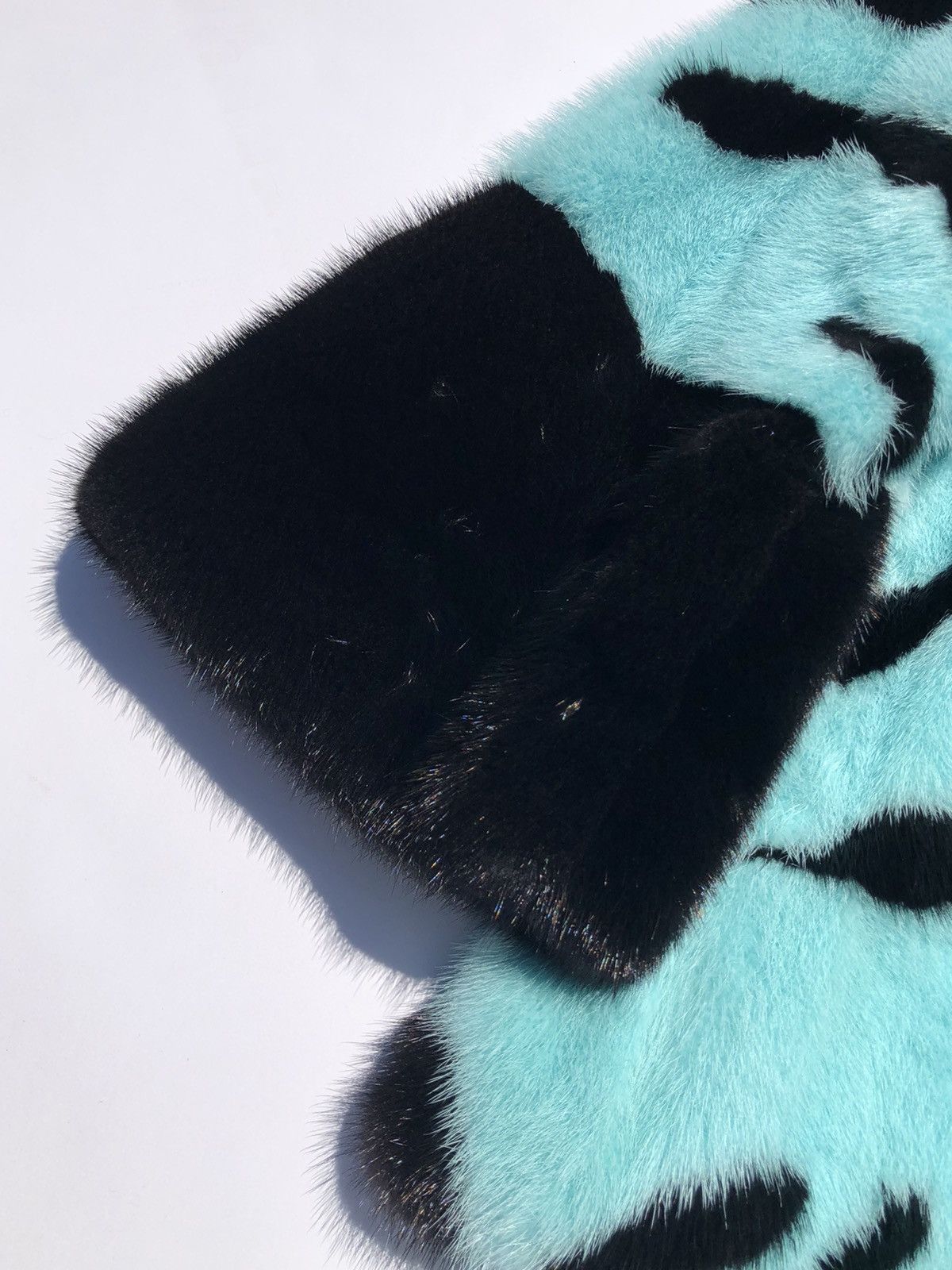 Gucci Gucci Runway VIP Baby Blue/ Black Striped Mink Fur Coat 36 Size S / US 4 / IT 40 - 20 Thumbnail