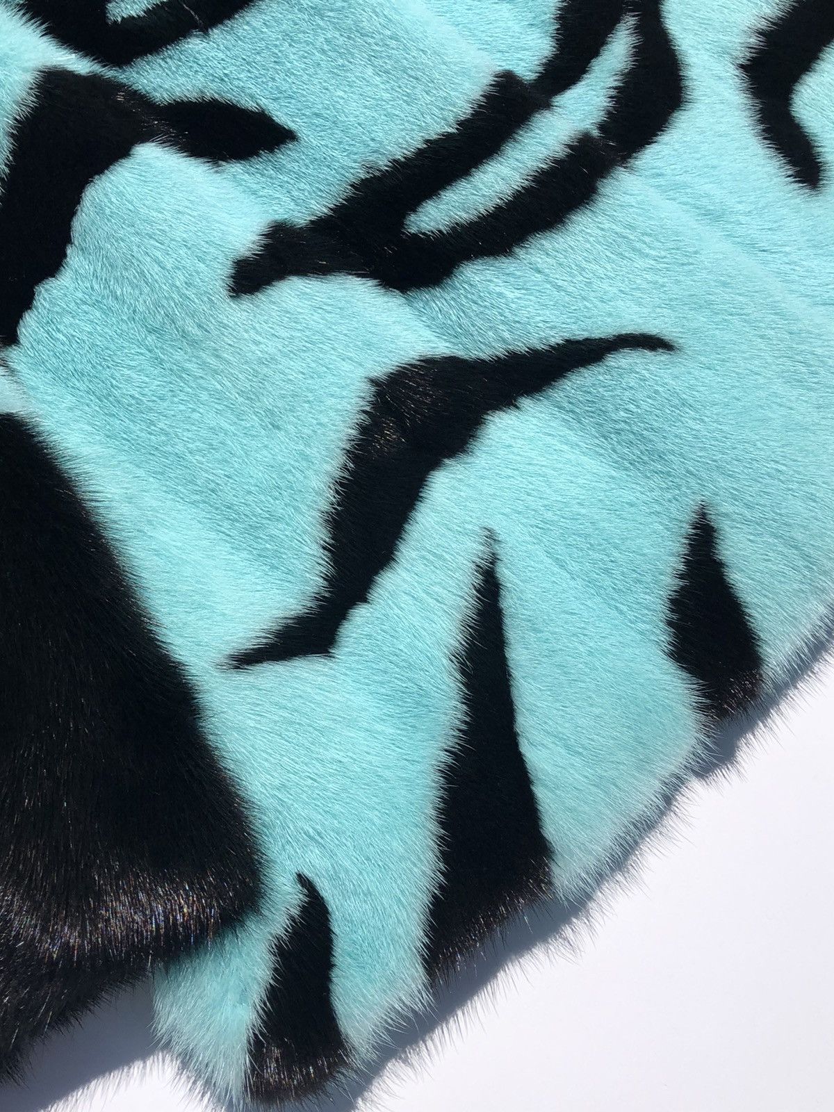 Gucci Gucci Runway VIP Baby Blue/ Black Striped Mink Fur Coat 36 Size S / US 4 / IT 40 - 12 Thumbnail