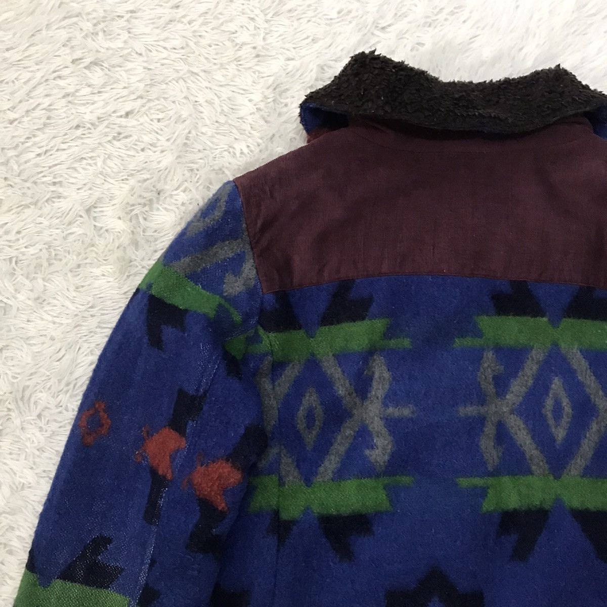 Japanese Brand Amina Navajo Style Jacket Overprinted Size US M / EU 48-50 / 2 - 10 Thumbnail