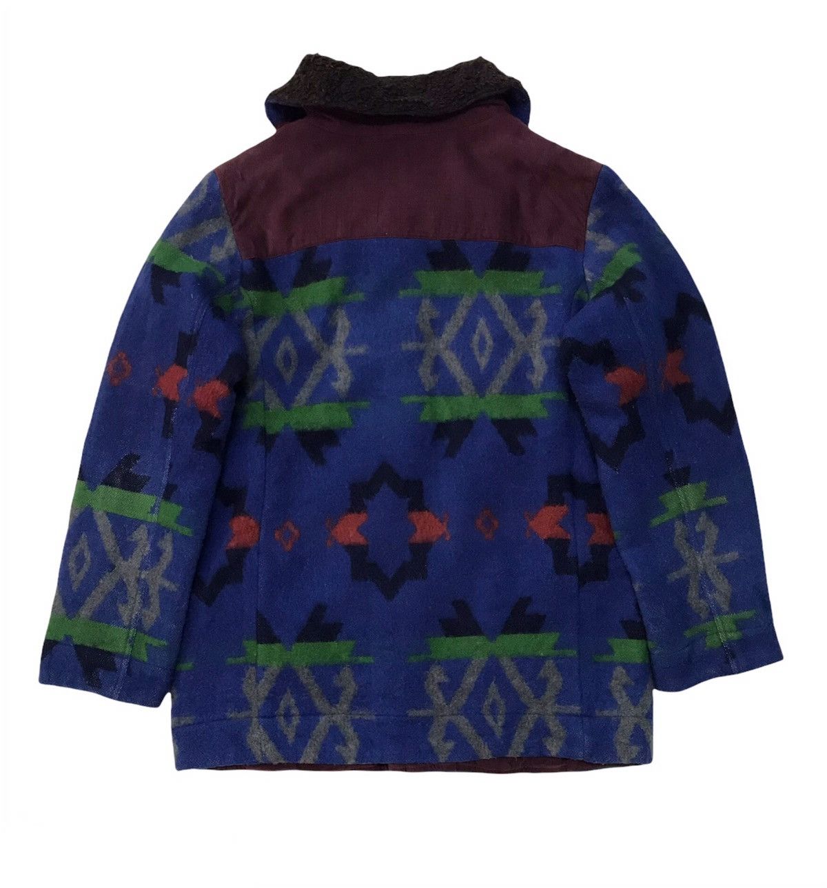 Japanese Brand Amina Navajo Style Jacket Overprinted Size US M / EU 48-50 / 2 - 2 Thumbnail