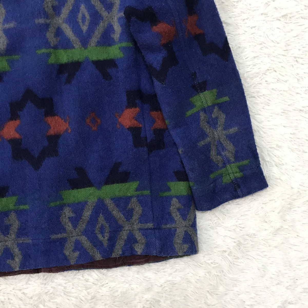 Japanese Brand Amina Navajo Style Jacket Overprinted Size US M / EU 48-50 / 2 - 8 Thumbnail