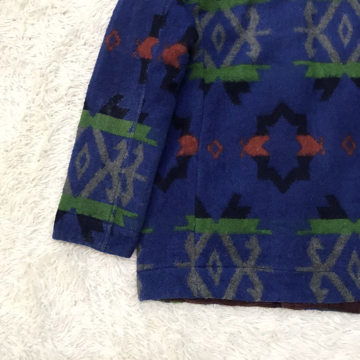 Japanese Brand Amina Navajo Style Jacket Overprinted Size US M / EU 48-50 / 2 - 7 Thumbnail