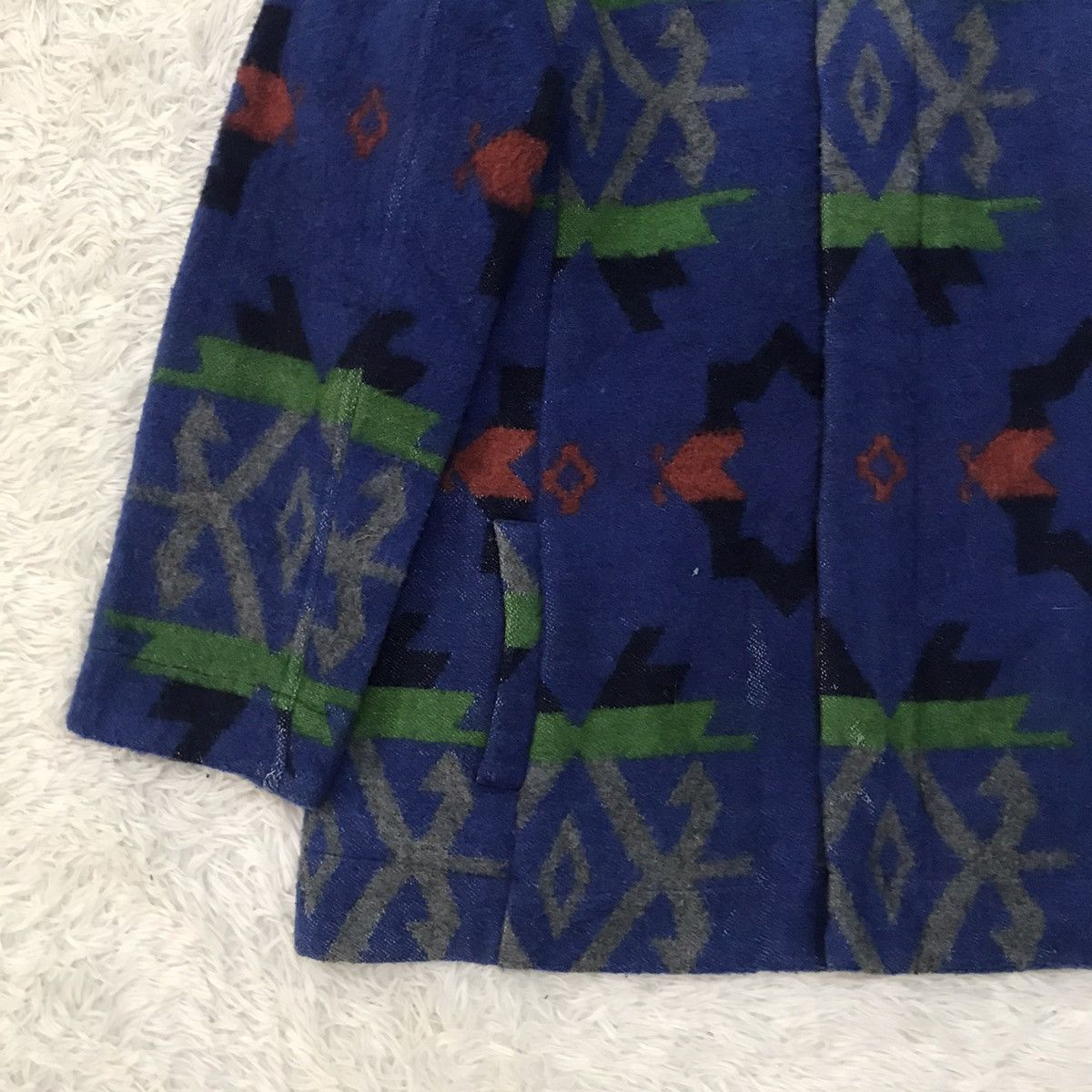 Japanese Brand Amina Navajo Style Jacket Overprinted Size US M / EU 48-50 / 2 - 3 Thumbnail
