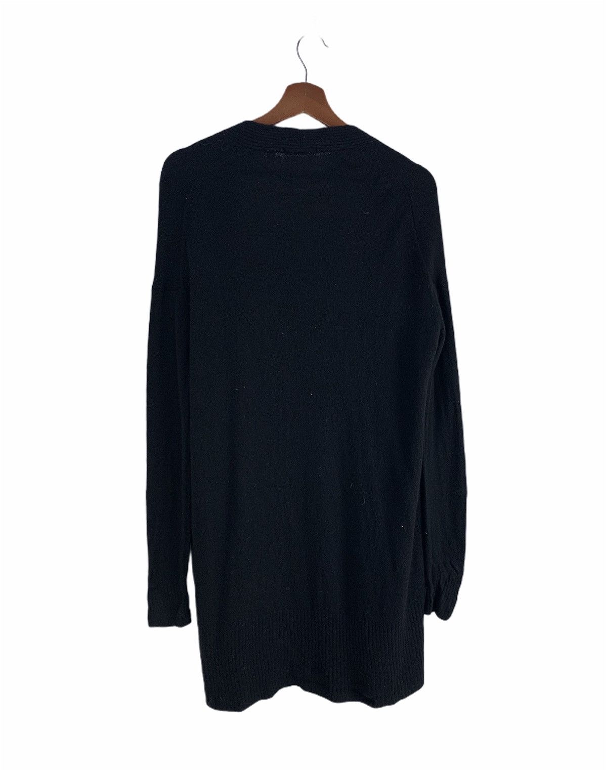 Japanese Brand × Uniqlo UNIQLO Vtg Rare Knitwear Long Trench Cardigan Parka Sweater Size L / US 10 / IT 46 - 2 Thumbnail
