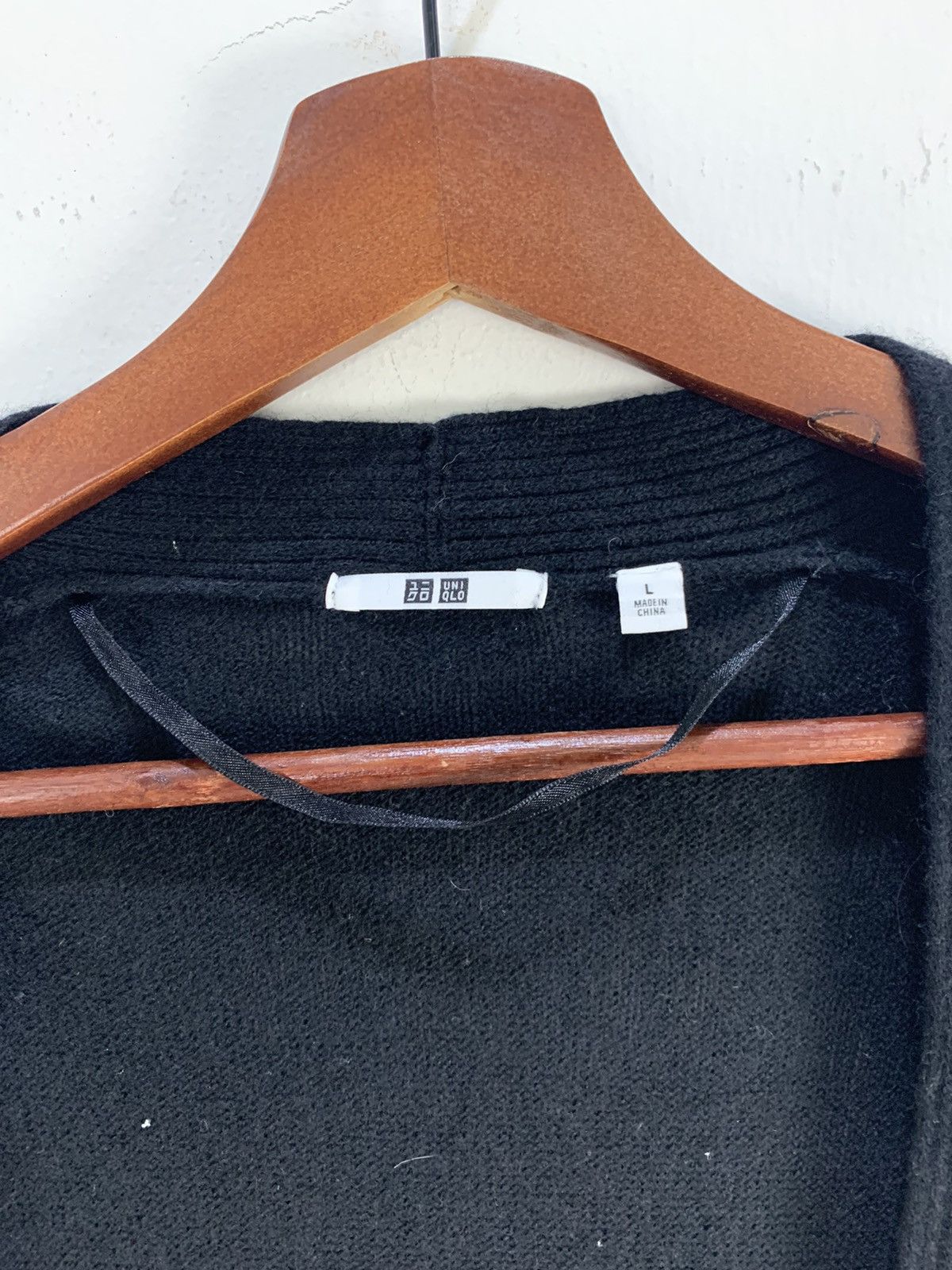 Japanese Brand × Uniqlo UNIQLO Vtg Rare Knitwear Long Trench Cardigan Parka Sweater Size L / US 10 / IT 46 - 14 Thumbnail