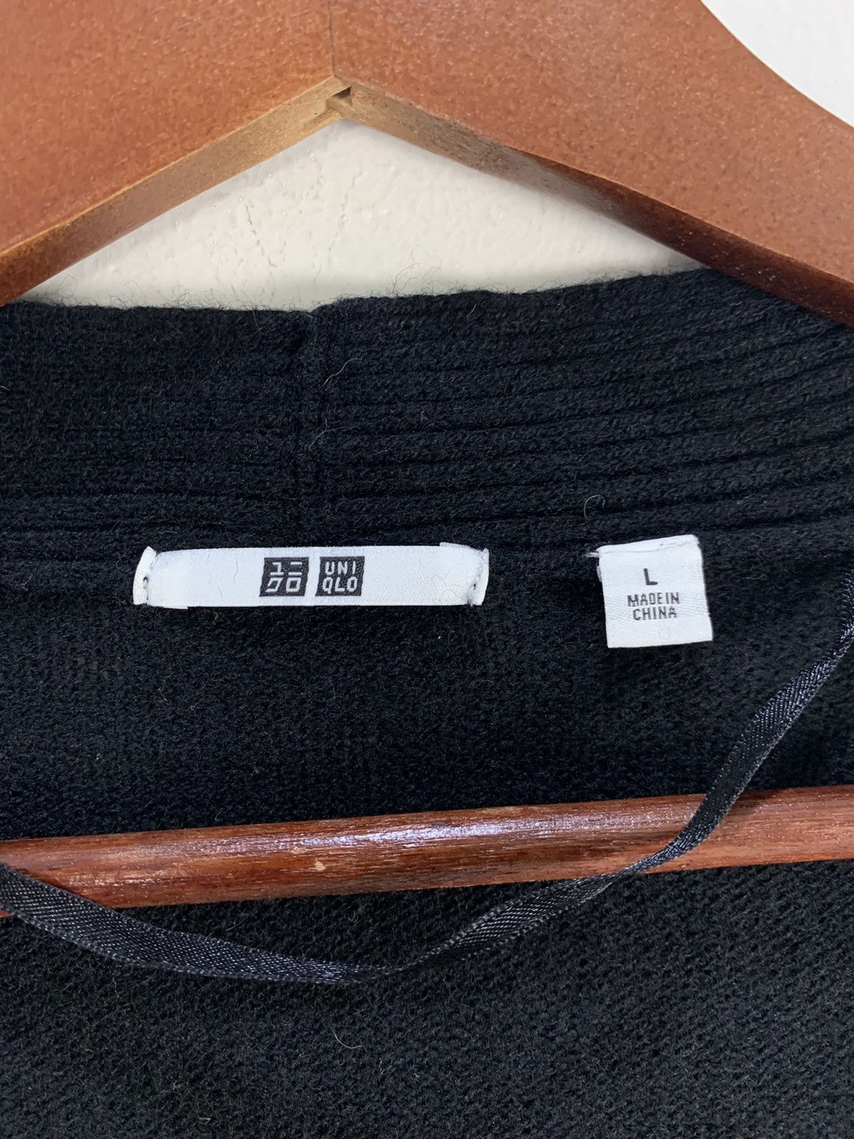 Japanese Brand × Uniqlo UNIQLO Vtg Rare Knitwear Long Trench Cardigan Parka Sweater Size L / US 10 / IT 46 - 15 Thumbnail