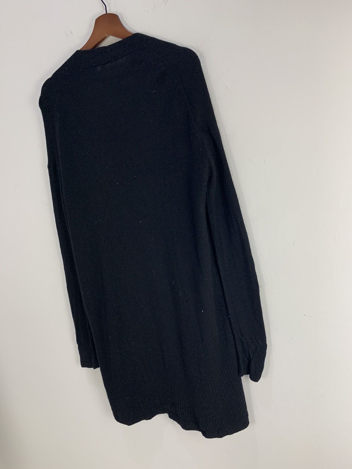 Japanese Brand × Uniqlo UNIQLO Vtg Rare Knitwear Long Trench Cardigan Parka Sweater Size L / US 10 / IT 46 - 13 Thumbnail