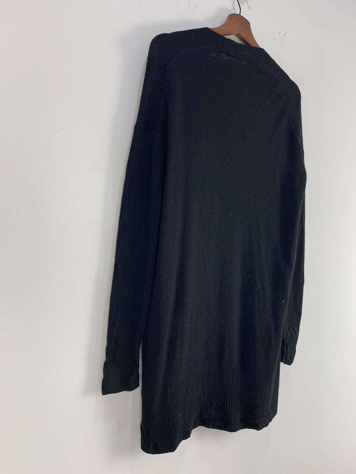 Japanese Brand × Uniqlo UNIQLO Vtg Rare Knitwear Long Trench Cardigan Parka Sweater Size L / US 10 / IT 46 - 12 Thumbnail