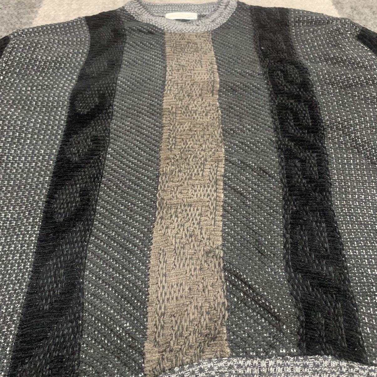 Designer FUTURO Vintage Stripe Pure Knitwear Pullover Jumper Sweater Size US L / EU 52-54 / 3 - 8 Thumbnail