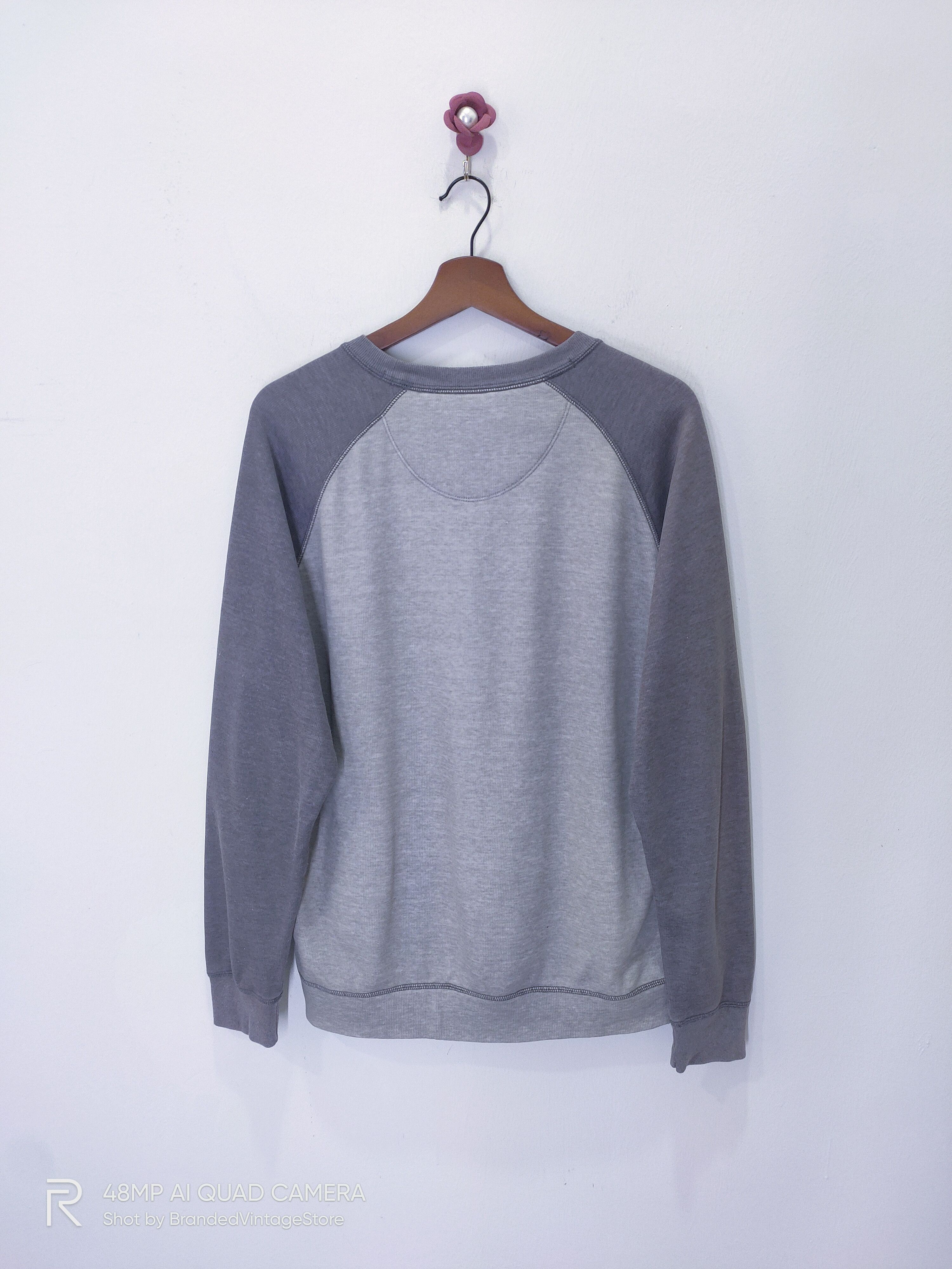 American Stitch × Uniqlo UNIQLO Crewneck Grey Soft Fleece Sweatshirt Sweater Tshirt Size US M / EU 48-50 / 2 - 2 Thumbnail