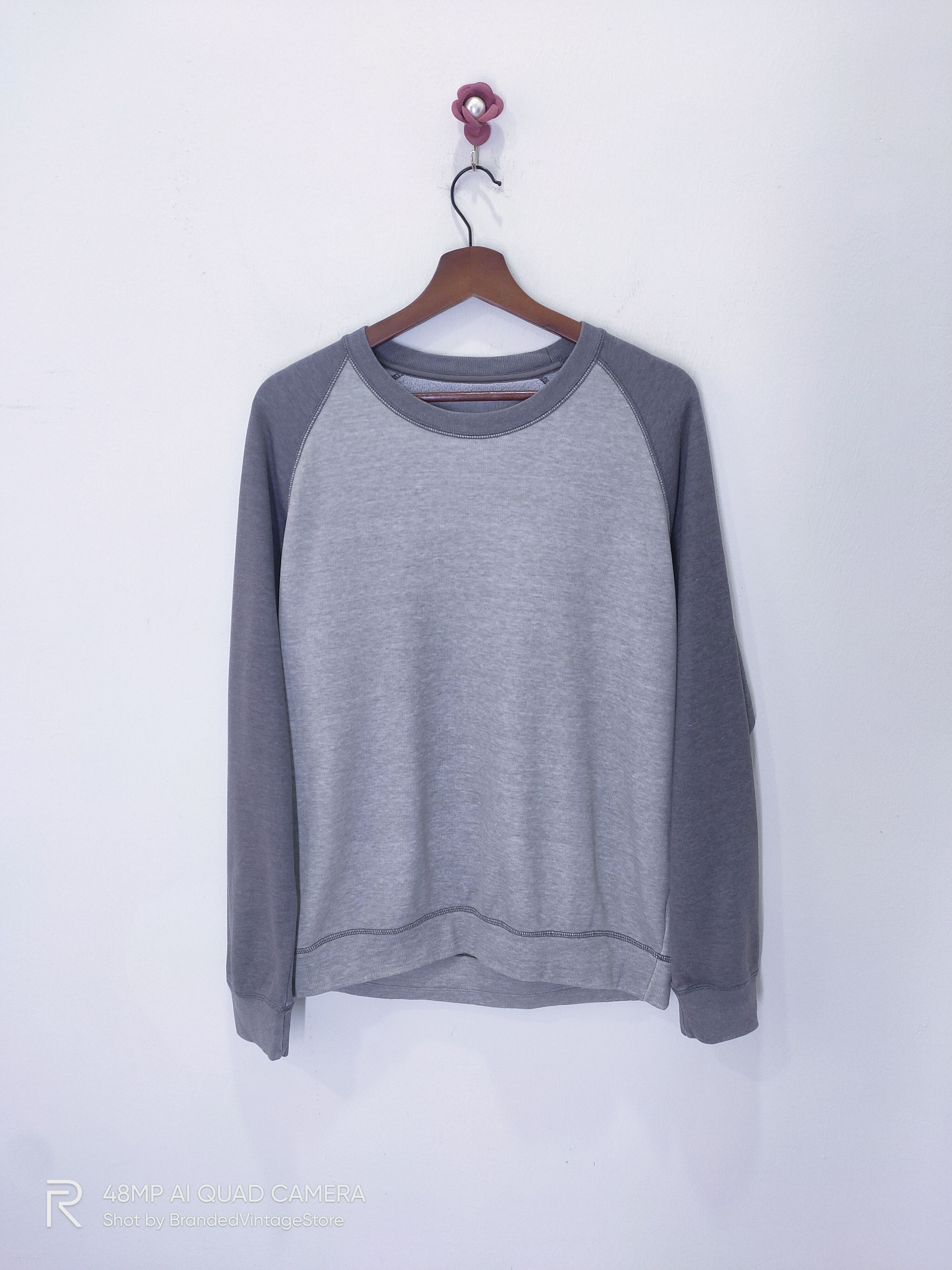 American Stitch × Uniqlo UNIQLO Crewneck Grey Soft Fleece Sweatshirt Sweater Tshirt Size US M / EU 48-50 / 2 - 1 Thumbnail