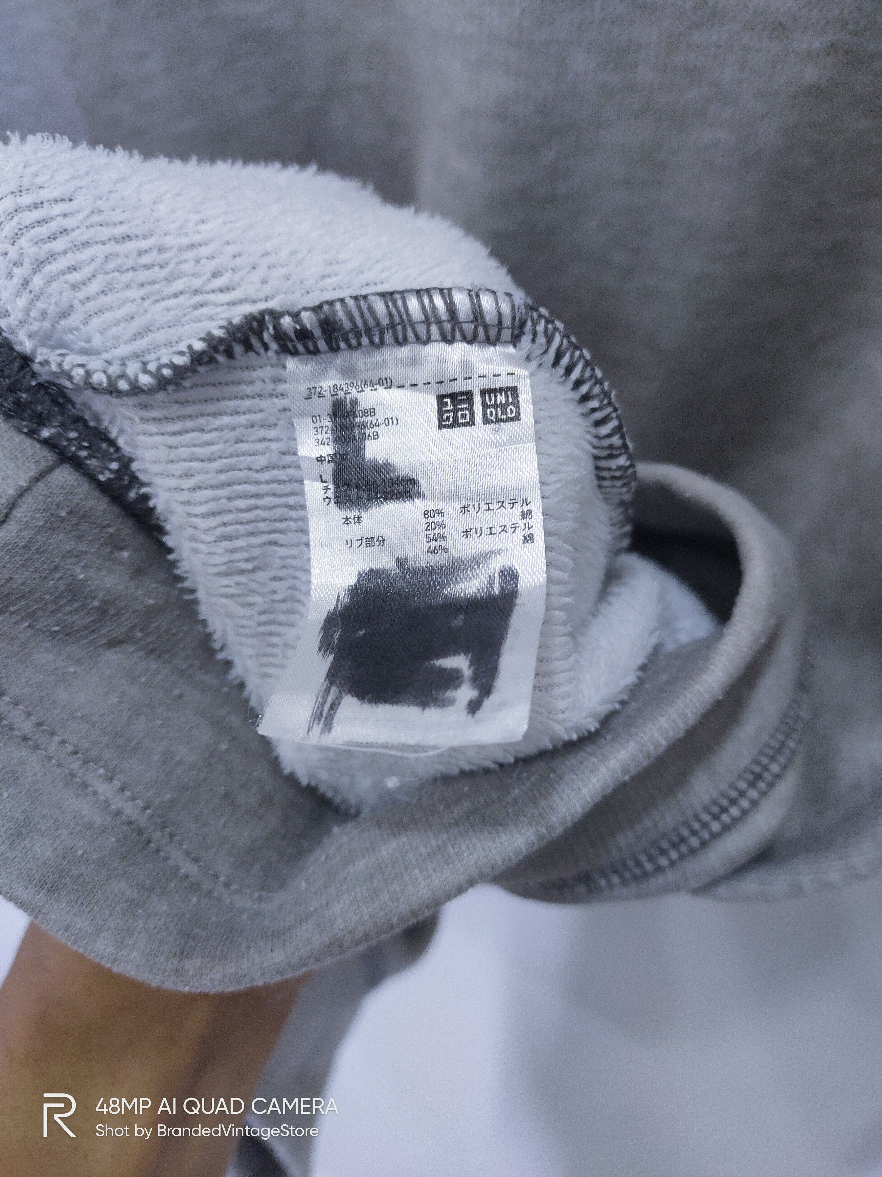 American Stitch × Uniqlo UNIQLO Crewneck Grey Soft Fleece Sweatshirt Sweater Tshirt Size US M / EU 48-50 / 2 - 6 Thumbnail