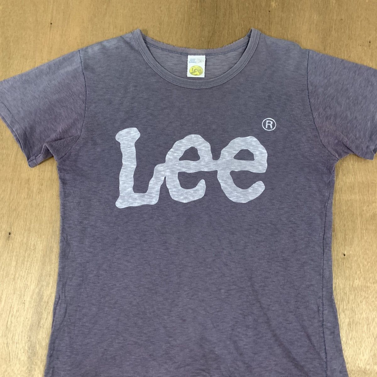 Lee Vintag 80s LEE UNION MADE Single Stitch BigLogo Slimfit Tee Size S / US 4 / IT 40 - 3 Thumbnail
