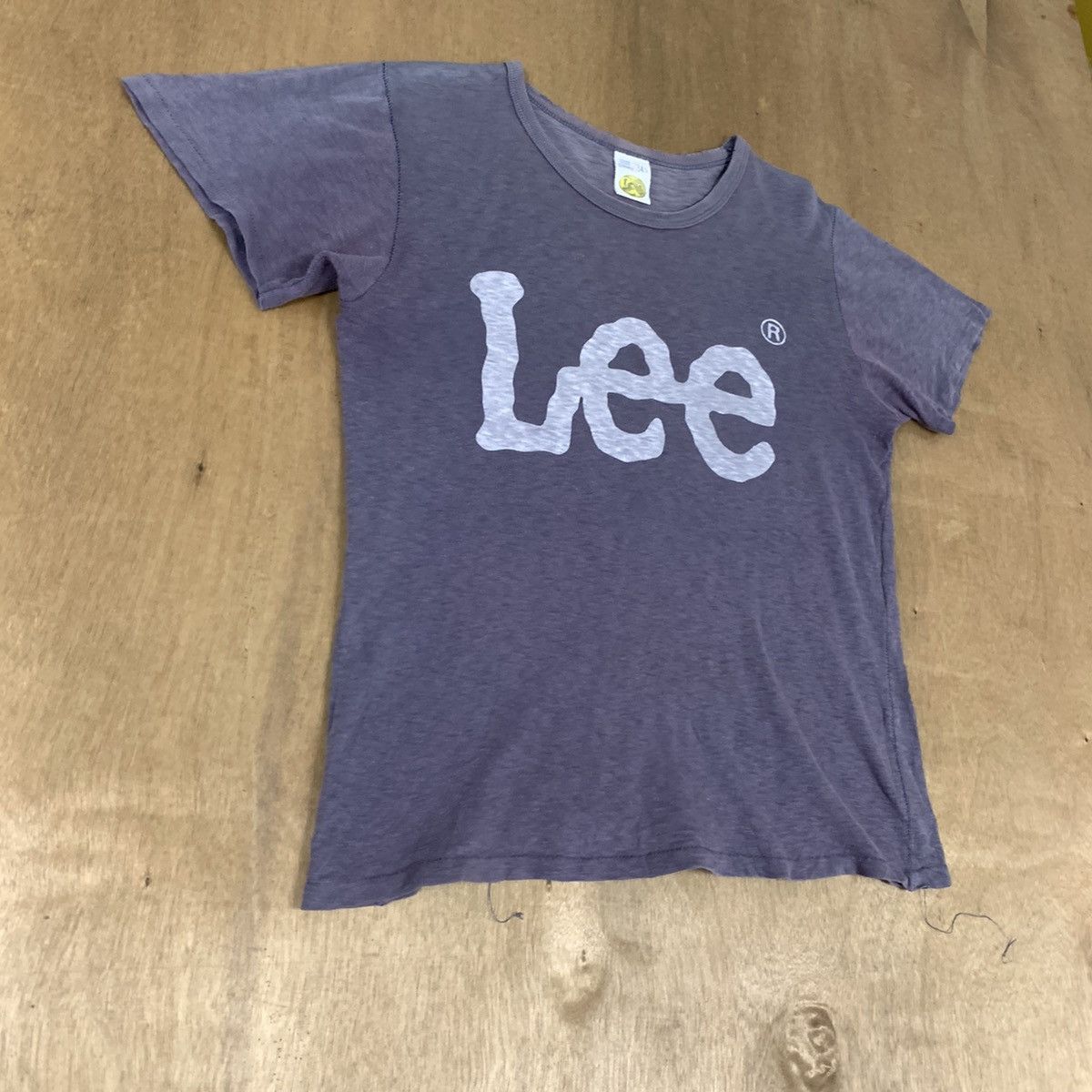 Lee Vintag 80s LEE UNION MADE Single Stitch BigLogo Slimfit Tee Size S / US 4 / IT 40 - 5 Thumbnail