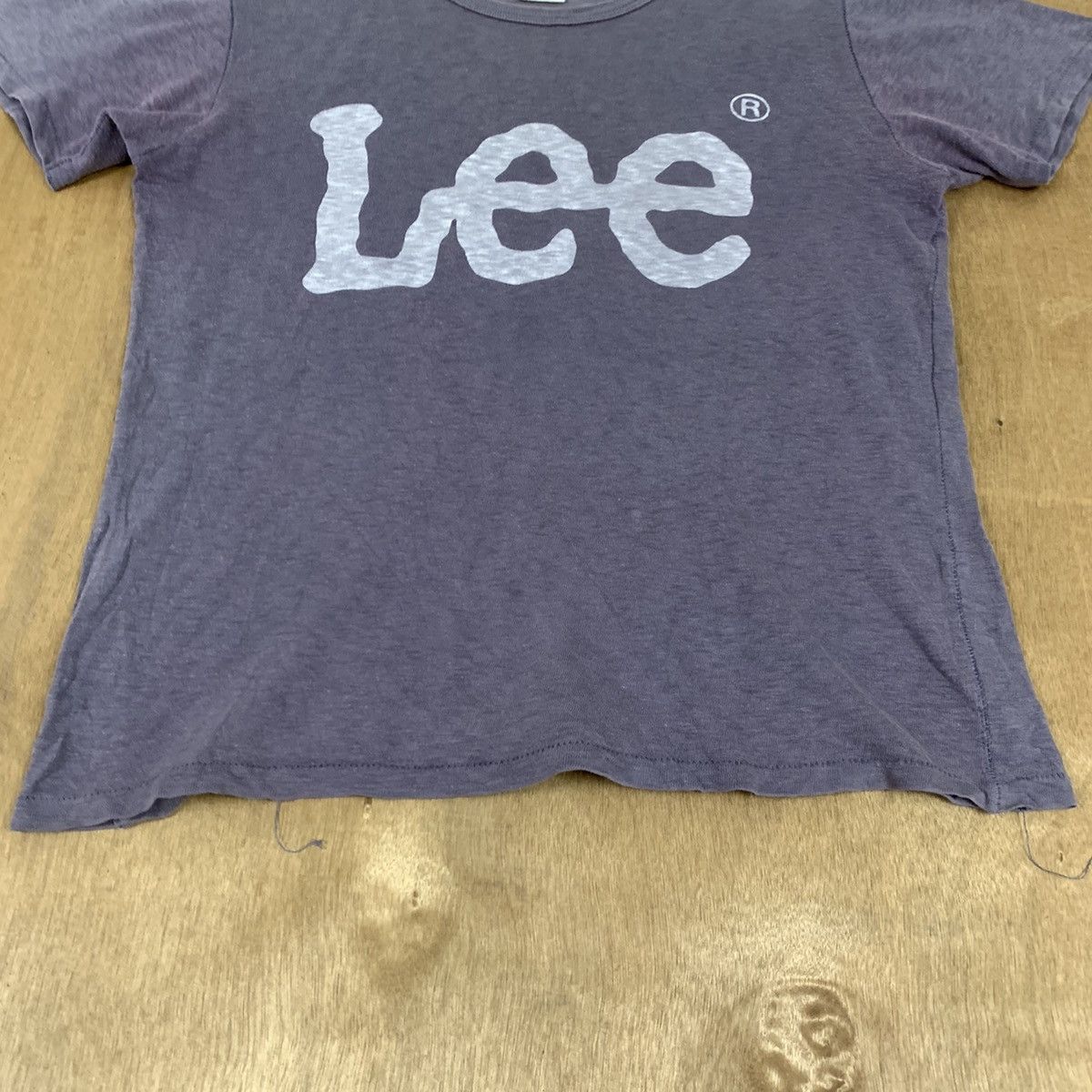 Lee Vintag 80s LEE UNION MADE Single Stitch BigLogo Slimfit Tee Size S / US 4 / IT 40 - 4 Thumbnail