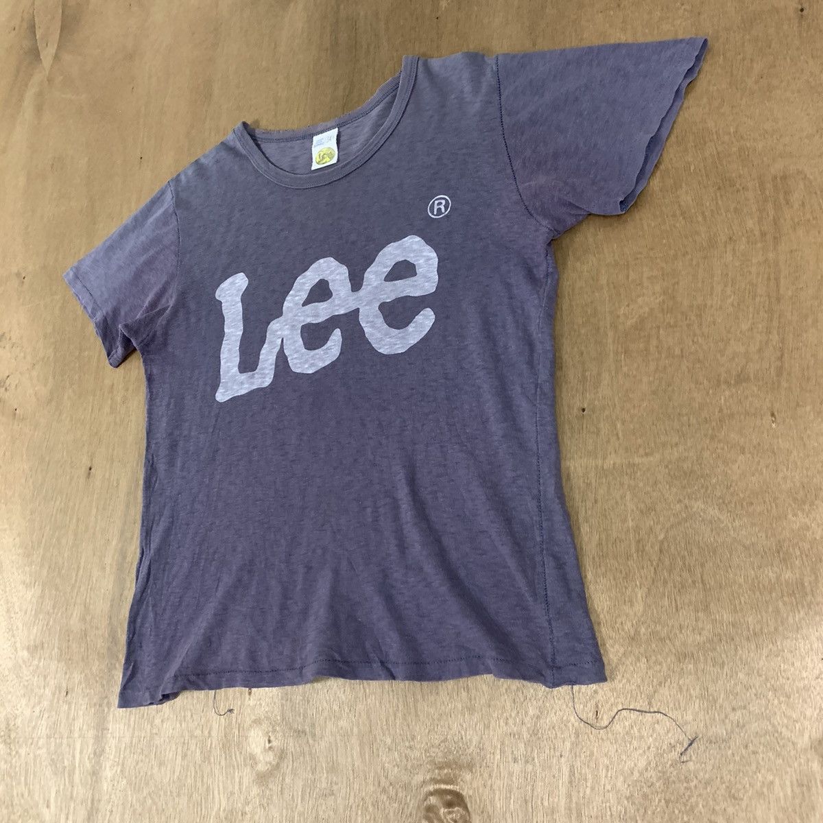 Lee Vintag 80s LEE UNION MADE Single Stitch BigLogo Slimfit Tee Size S / US 4 / IT 40 - 6 Thumbnail