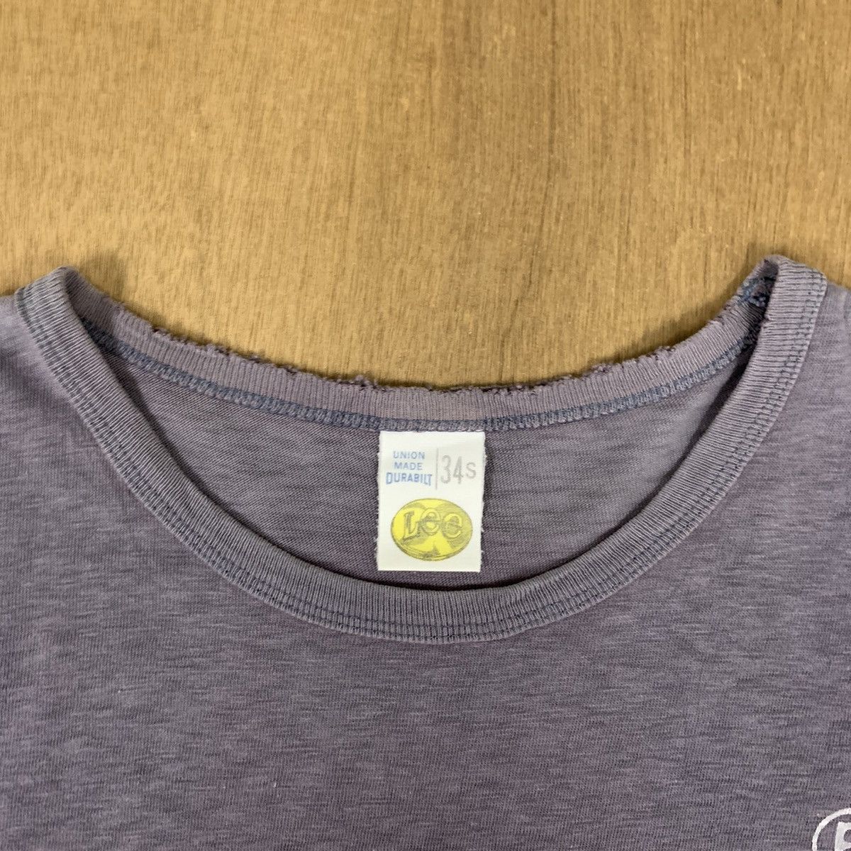 Lee Vintag 80s LEE UNION MADE Single Stitch BigLogo Slimfit Tee Size S / US 4 / IT 40 - 8 Thumbnail