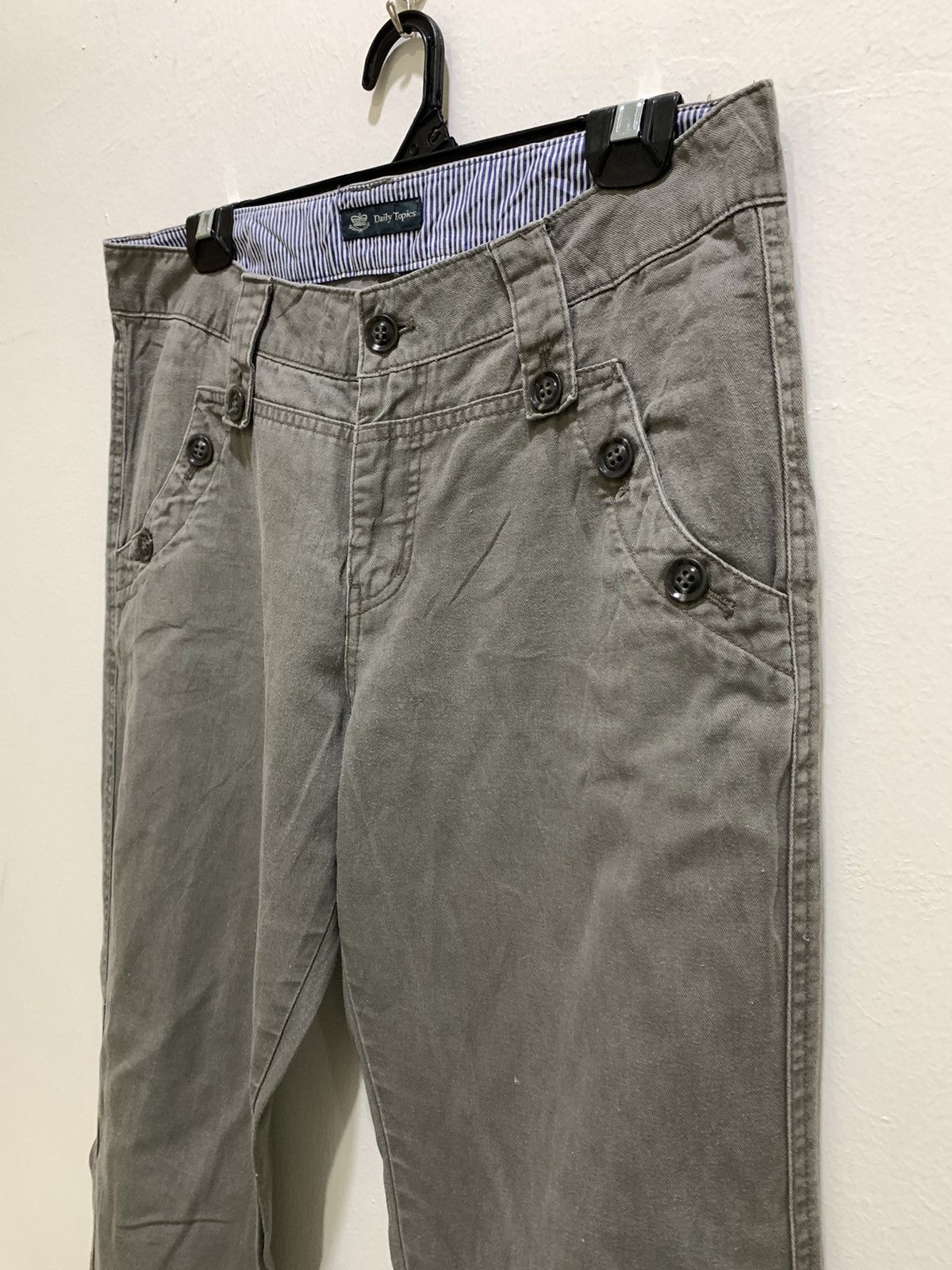 Japanese Brand × Seditionaries DAILY TOPIC Vintage Buttons Style Casual Trouser Slack Pant Size 32" / US 10 / IT 46 - 7 Thumbnail