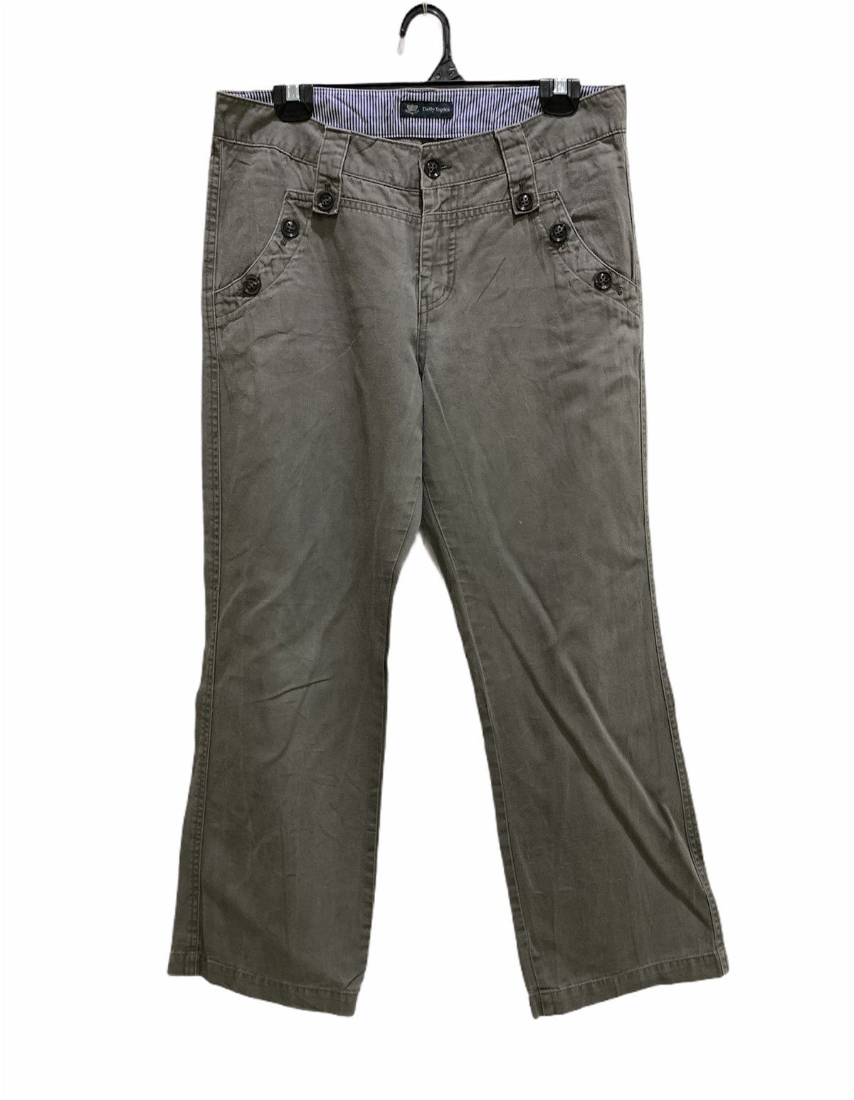 Japanese Brand × Seditionaries DAILY TOPIC Vintage Buttons Style Casual Trouser Slack Pant Size 32" / US 10 / IT 46 - 1 Thumbnail