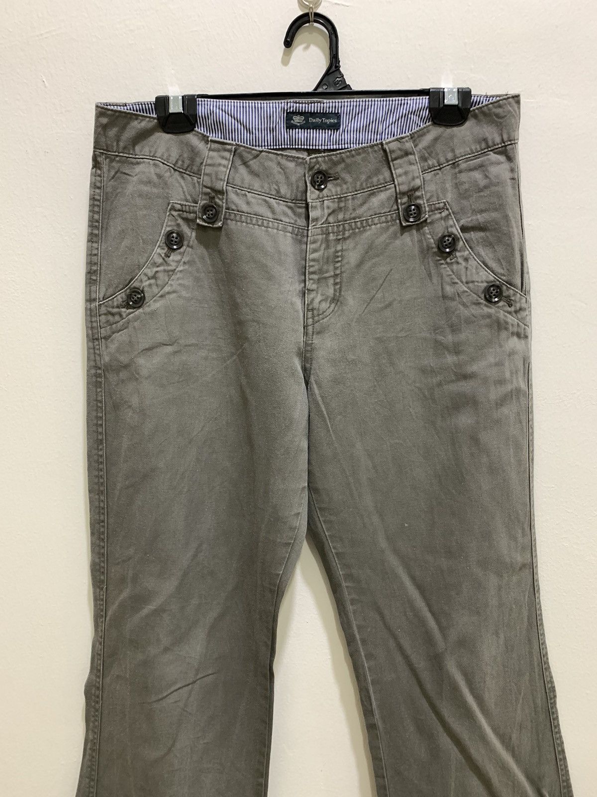 Japanese Brand × Seditionaries DAILY TOPIC Vintage Buttons Style Casual Trouser Slack Pant Size 32" / US 10 / IT 46 - 4 Thumbnail