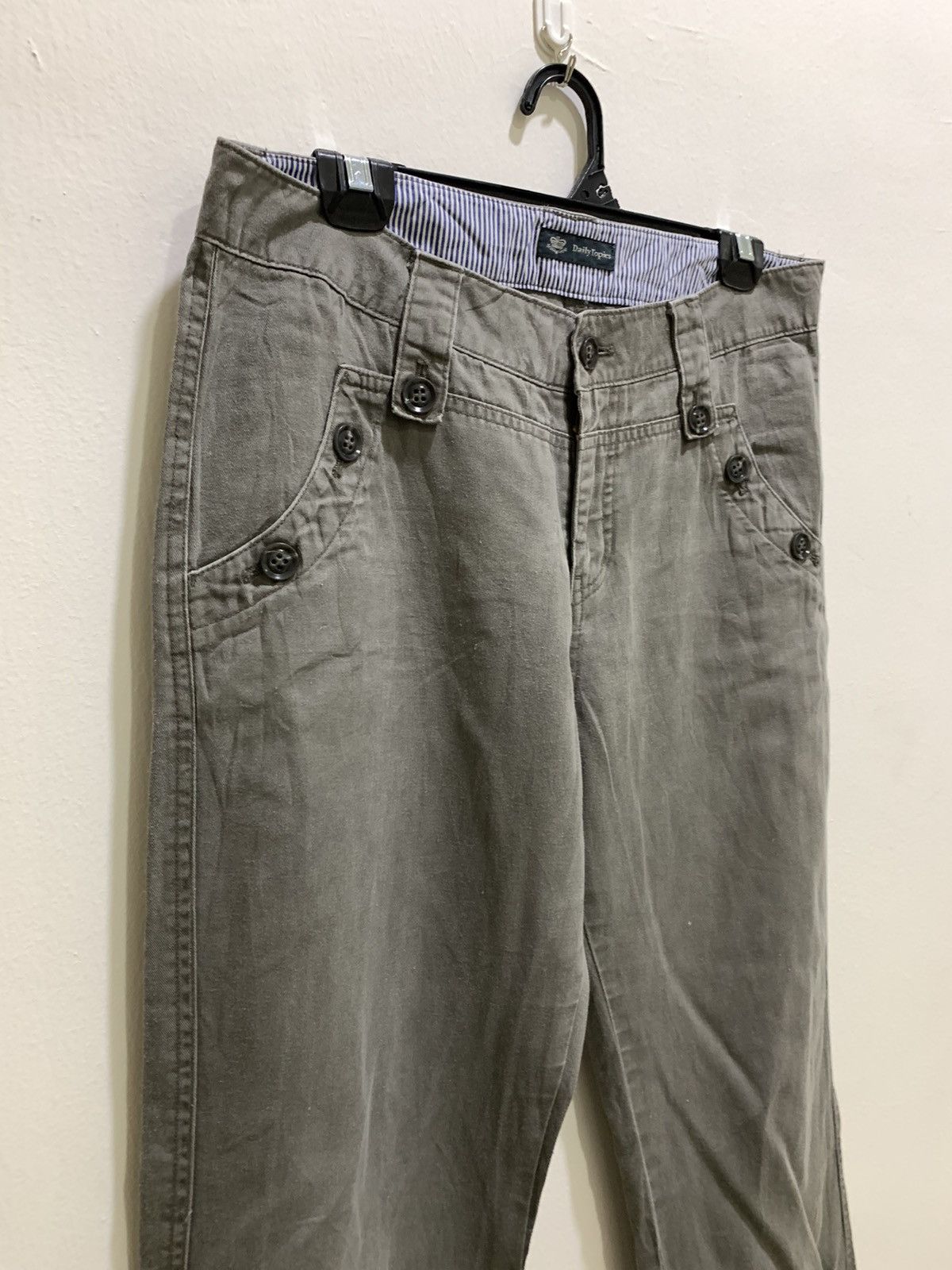 Japanese Brand × Seditionaries DAILY TOPIC Vintage Buttons Style Casual Trouser Slack Pant Size 32" / US 10 / IT 46 - 6 Thumbnail