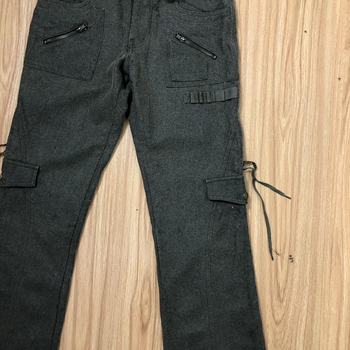 Japanese Brand BONDAGE PANTS PARACHUTE MOUSSY SEDITIONARIES Size US 28 / EU 44 - 4 Thumbnail