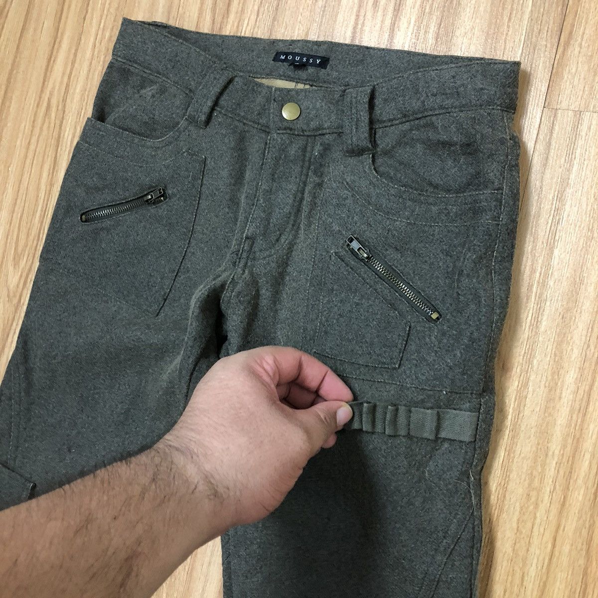 Japanese Brand BONDAGE PANTS PARACHUTE MOUSSY SEDITIONARIES Size US 28 / EU 44 - 6 Thumbnail