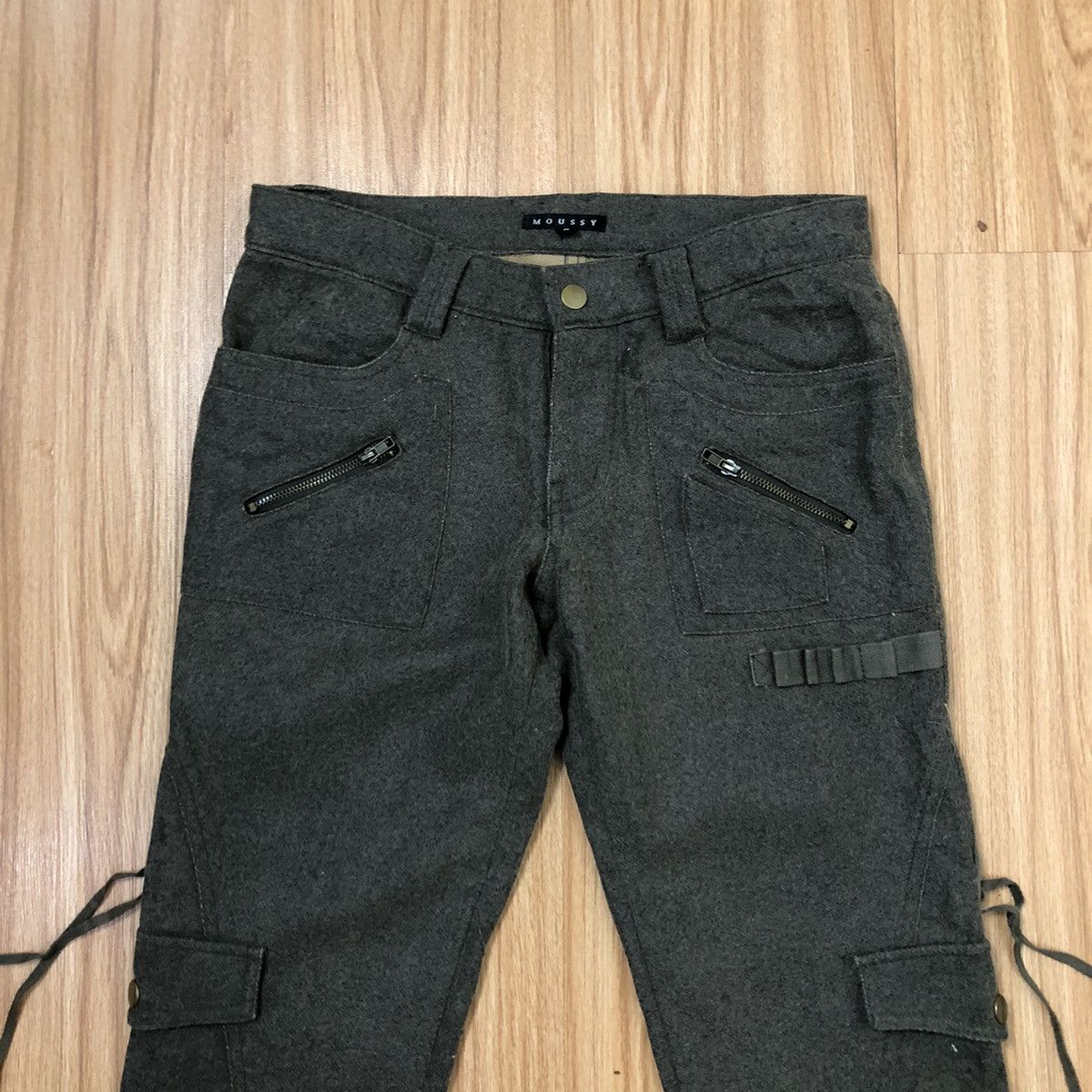 Japanese Brand BONDAGE PANTS PARACHUTE MOUSSY SEDITIONARIES Size US 28 / EU 44 - 3 Thumbnail