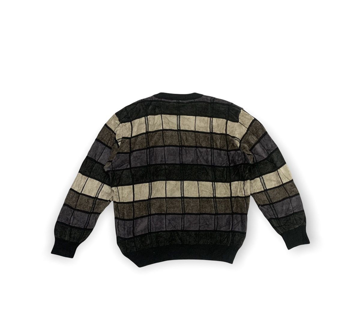 Aran Isles Knitwear × Designer DESTINARE Patchwork Style Knitwear Jumper Pullover Sweater Size US L / EU 52-54 / 3 - 2 Thumbnail