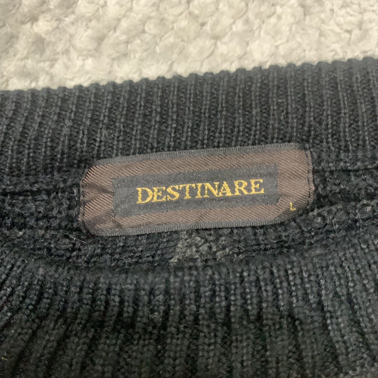 Aran Isles Knitwear × Designer DESTINARE Patchwork Style Knitwear Jumper Pullover Sweater Size US L / EU 52-54 / 3 - 14 Thumbnail
