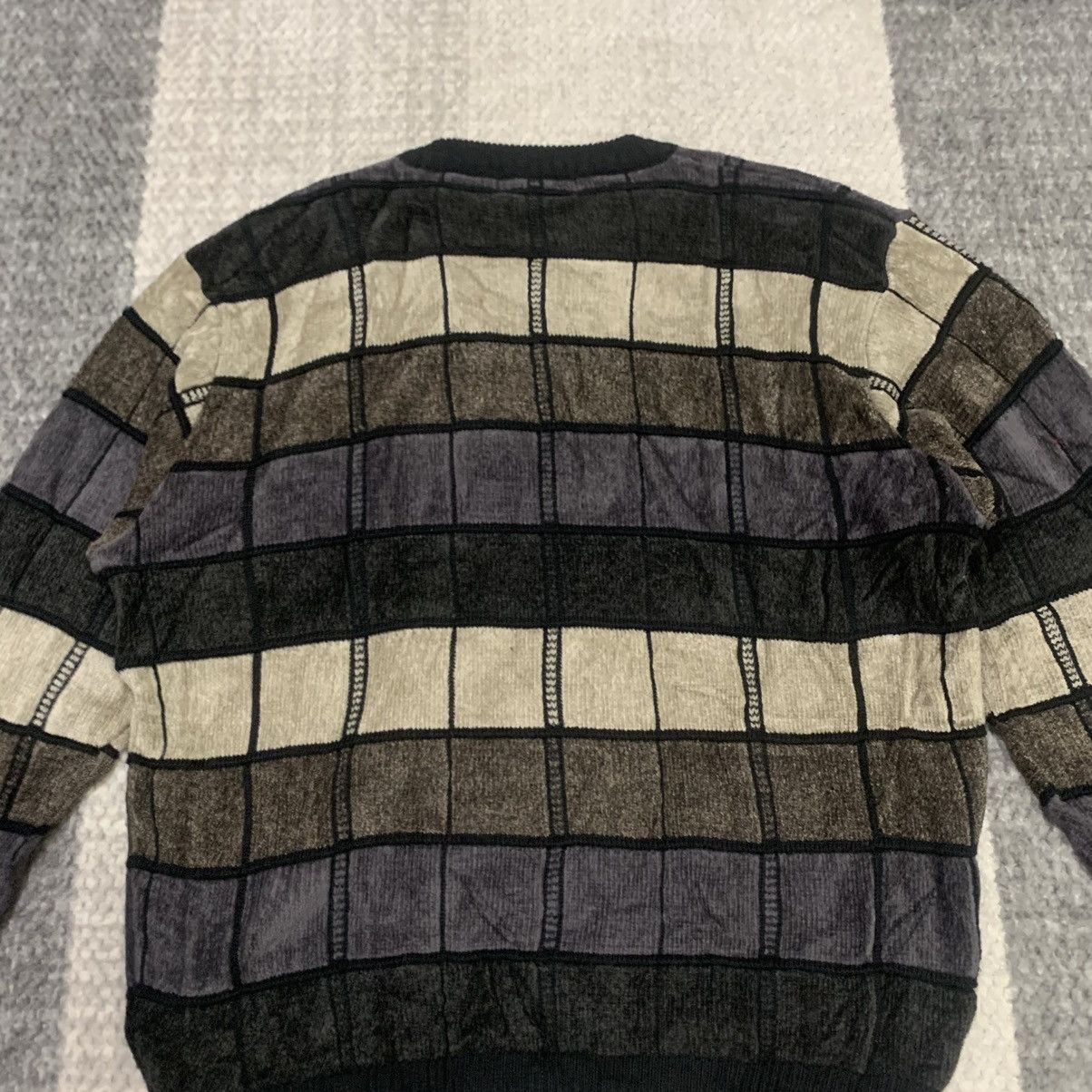 Aran Isles Knitwear × Designer DESTINARE Patchwork Style Knitwear Jumper Pullover Sweater Size US L / EU 52-54 / 3 - 10 Thumbnail