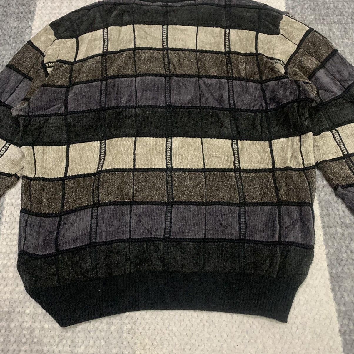 Aran Isles Knitwear × Designer DESTINARE Patchwork Style Knitwear Jumper Pullover Sweater Size US L / EU 52-54 / 3 - 11 Thumbnail