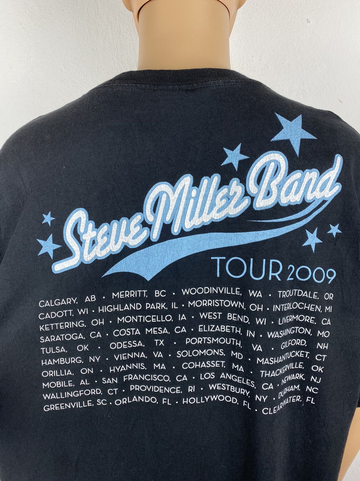 Band Tees × Vintage 🔥2009 VINTAGE STEVE MILLER BAND TOUR T-SHIRT Size US XL / EU 56 / 4 - 5 Thumbnail
