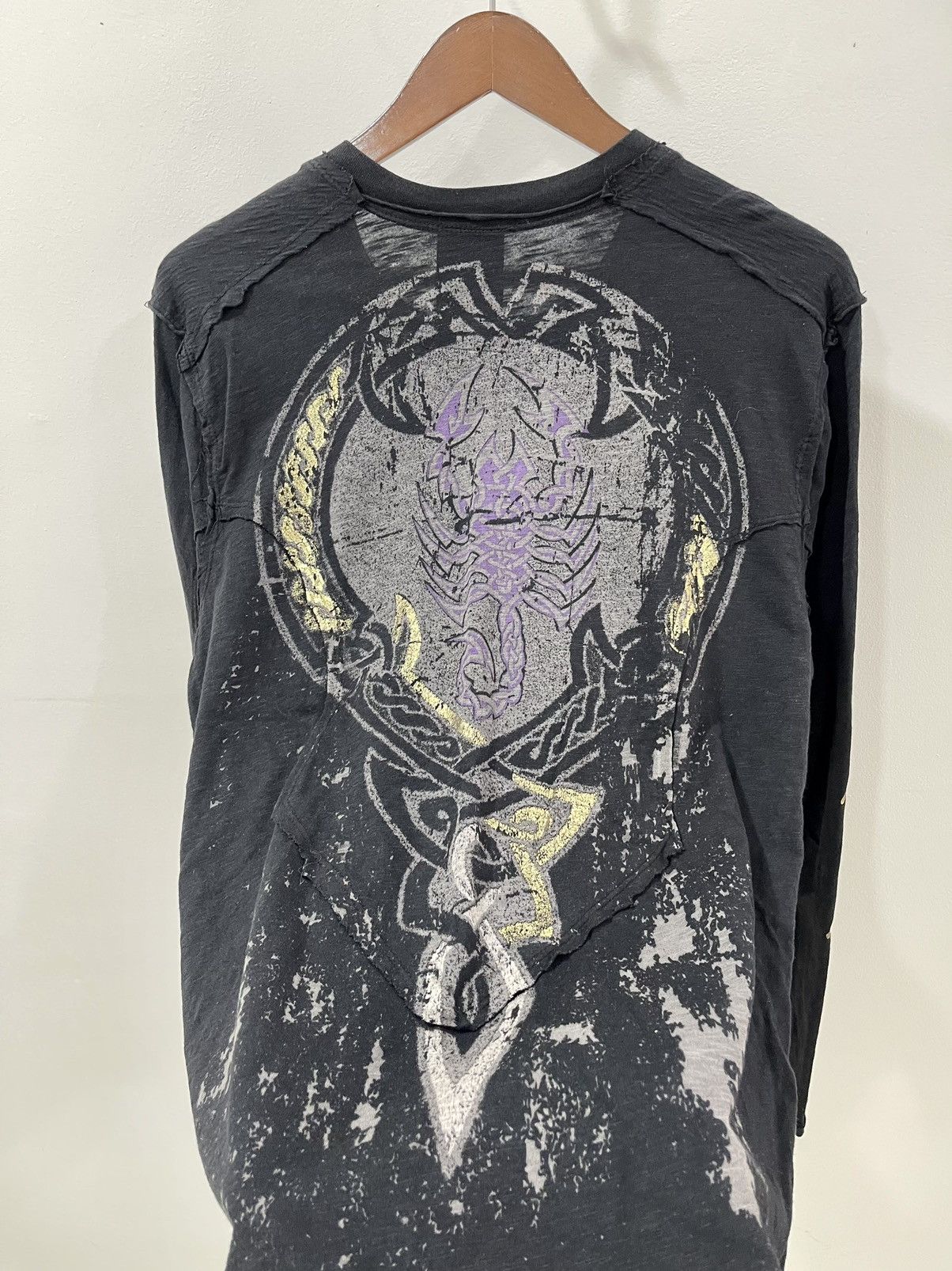 Vintage VINTAGE DIVISION E OVERPRINT SCORPION KING MI USA Size US L / EU 52-54 / 3 - 13 Thumbnail