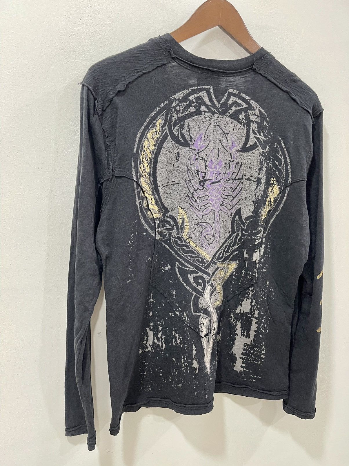 Vintage VINTAGE DIVISION E OVERPRINT SCORPION KING MI USA Size US L / EU 52-54 / 3 - 11 Thumbnail