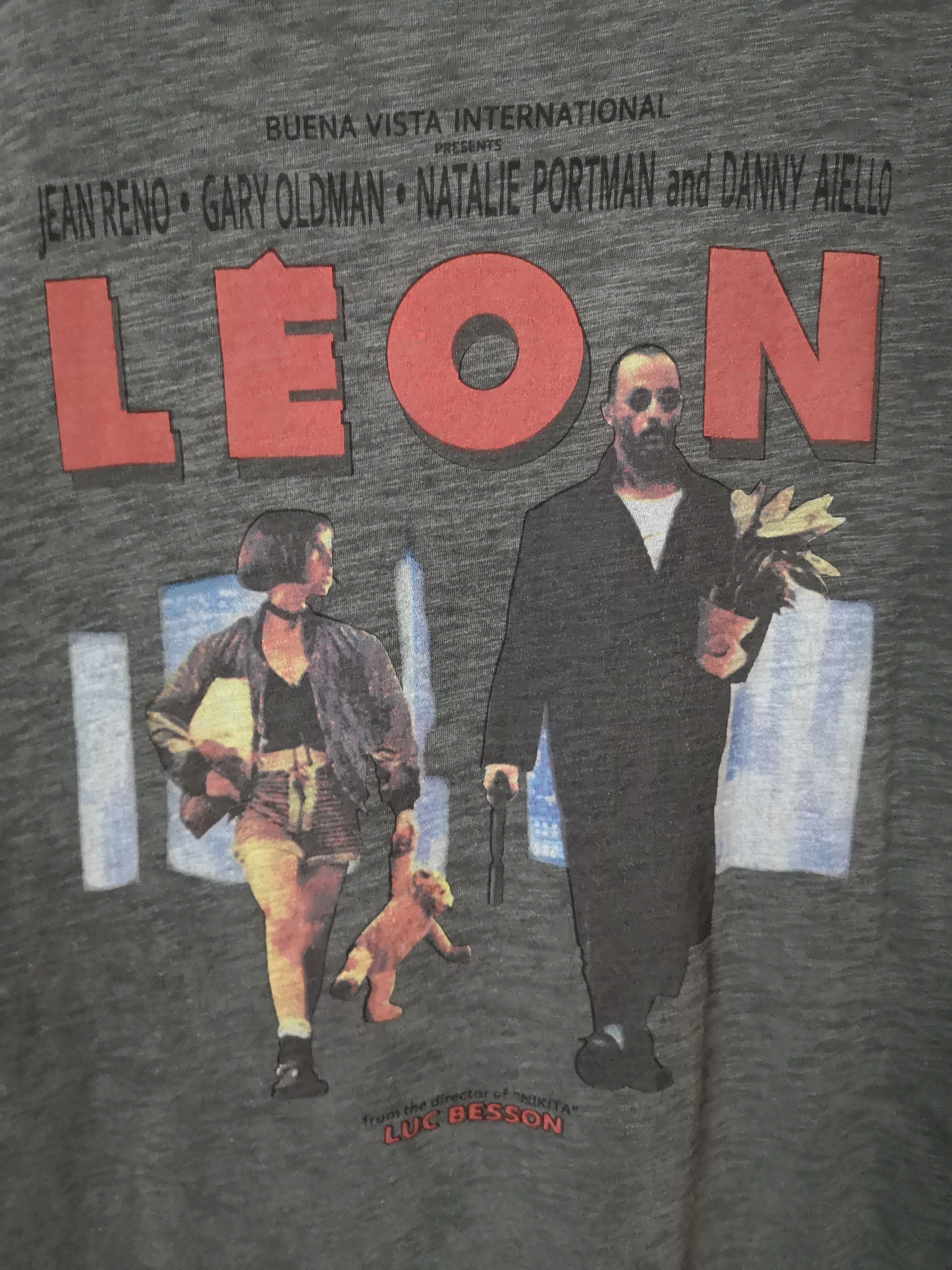 Vintage LEON MOVIE TEE Size US M / EU 48-50 / 2 - 2 Thumbnail