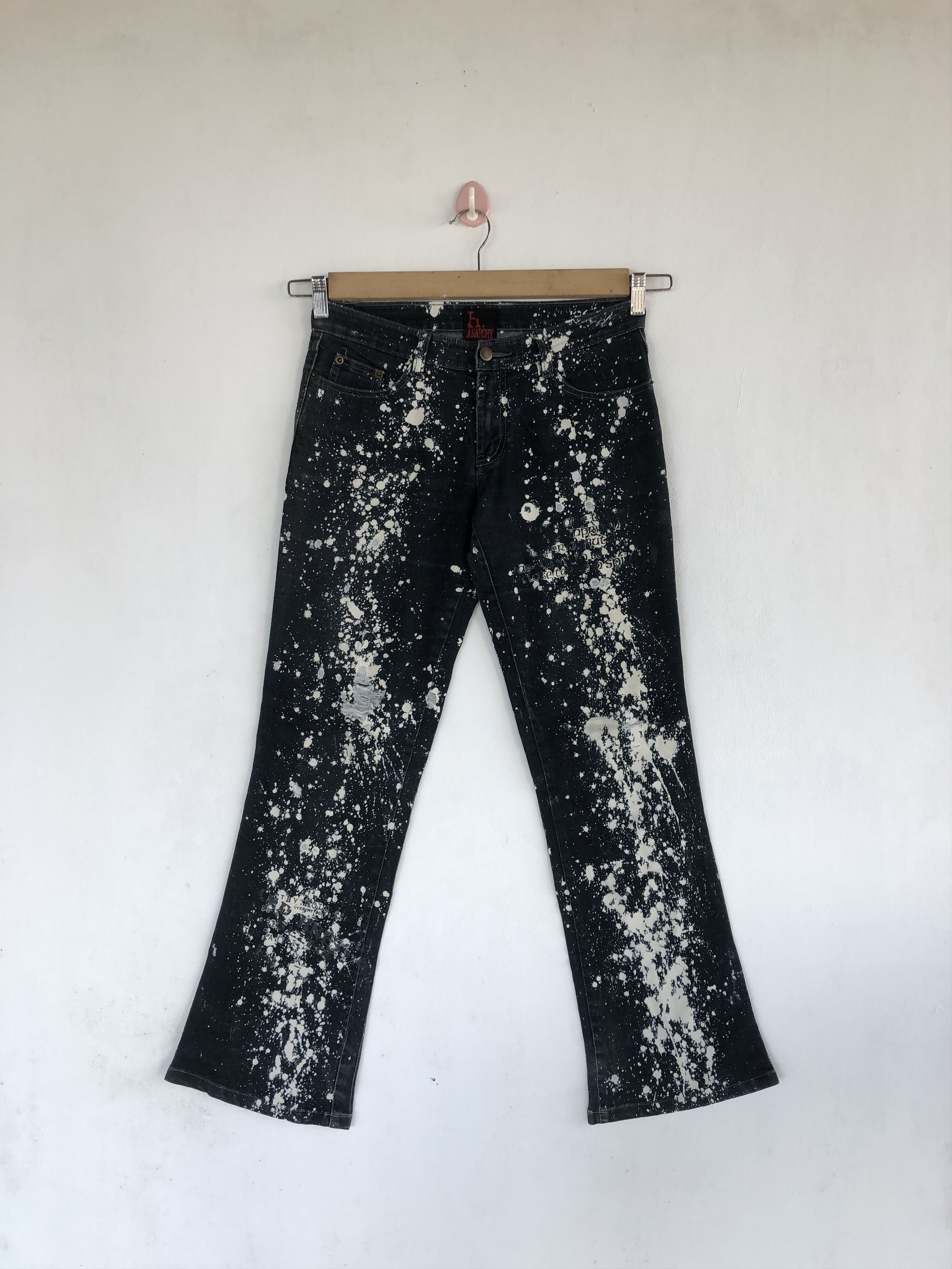 If Six Was Nine Vintage H. Anarchy Jeans Punk Styles Denim Pants Size 28" / US 6 / IT 42 - 1 Thumbnail