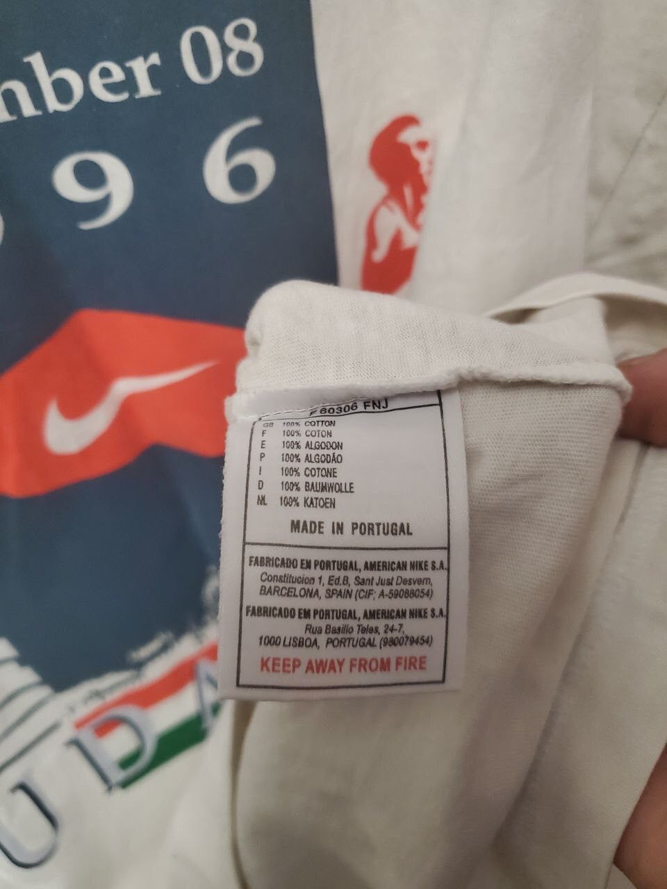 Nike Marathon 1996 Budapest Nike Vintage Rare T-Shirt Running Size US L / EU 52-54 / 3 - 4 Thumbnail